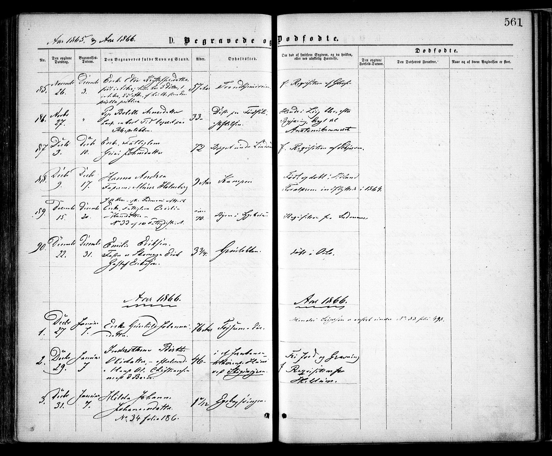 Østre Aker prestekontor Kirkebøker, SAO/A-10840/F/Fa/L0001: Parish register (official) no. I 1, 1861-1869, p. 561