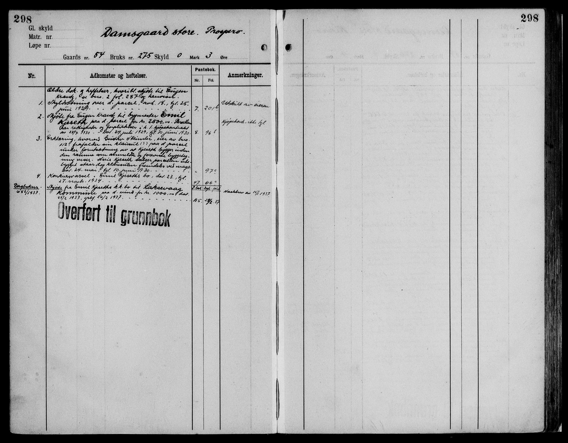 Midhordland sorenskriveri, AV/SAB-A-3001/1/G/Ga/Gab/L0116: Mortgage register no. II.A.b.116, p. 298