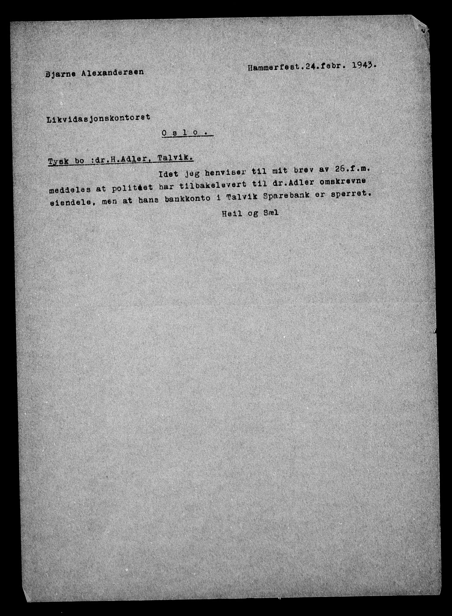 Justisdepartementet, Tilbakeføringskontoret for inndratte formuer, AV/RA-S-1564/H/Hc/Hcb/L0910: --, 1945-1947, p. 50