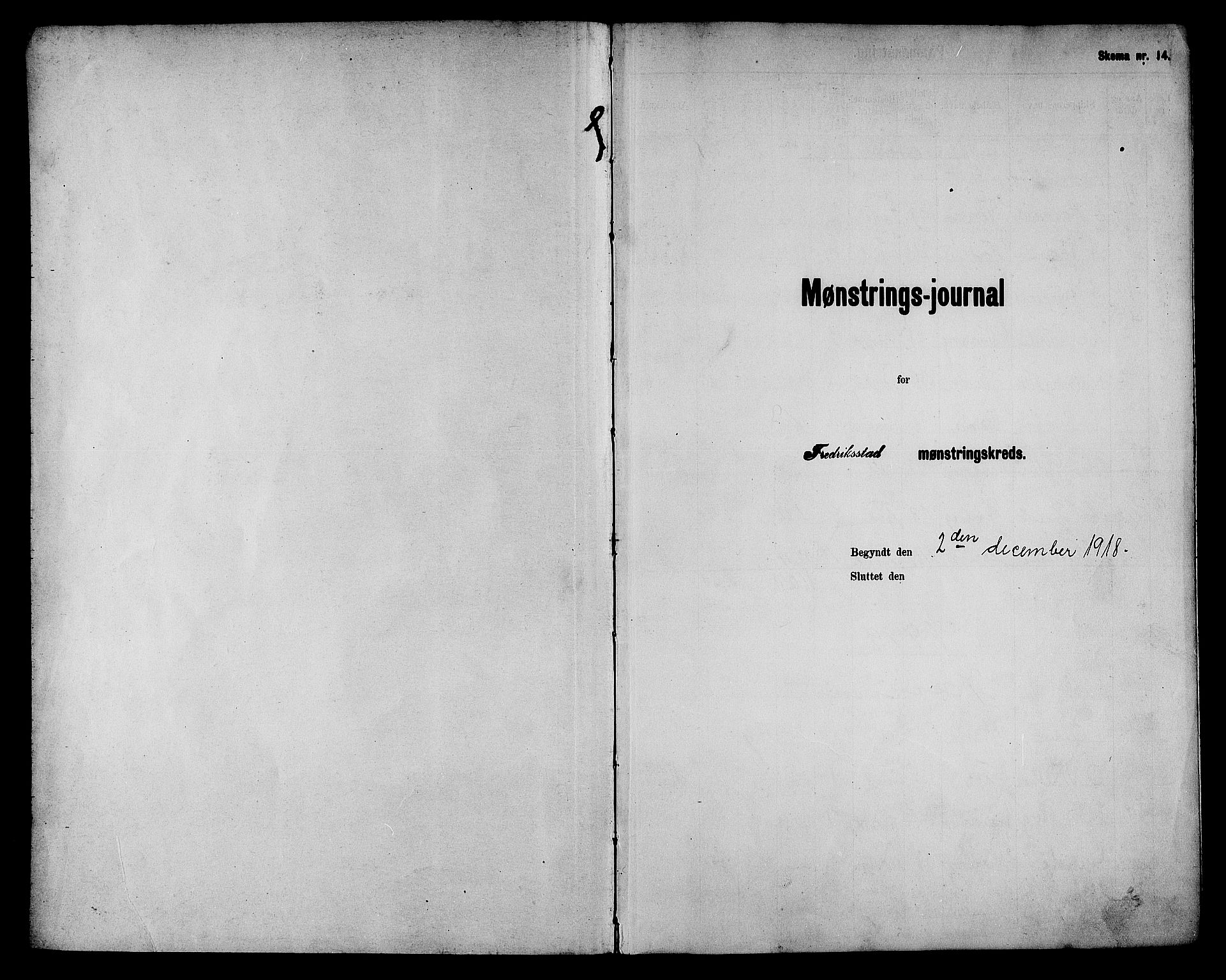 Fredrikstad mønstringskontor, SAO/A-10569b/G/Ga/L0003: Mønstringsjournal, 1918-1939, p. 2