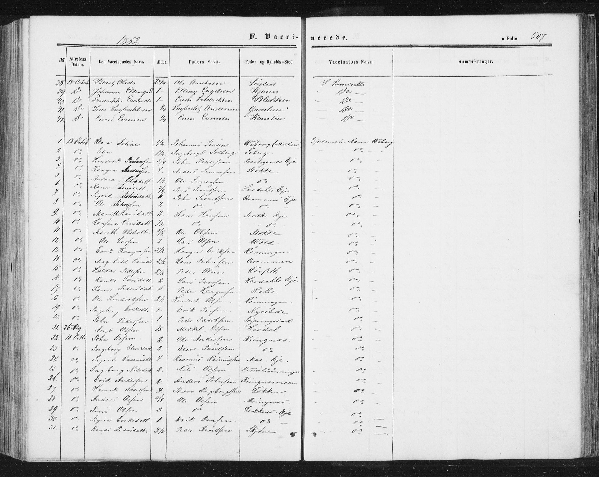 Ministerialprotokoller, klokkerbøker og fødselsregistre - Sør-Trøndelag, AV/SAT-A-1456/691/L1077: Parish register (official) no. 691A09, 1862-1873, p. 507