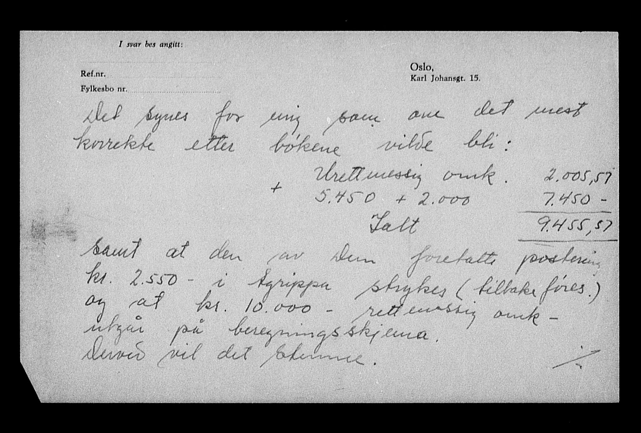 Justisdepartementet, Tilbakeføringskontoret for inndratte formuer, AV/RA-S-1564/H/Hc/Hcc/L0968: --, 1945-1947, p. 225