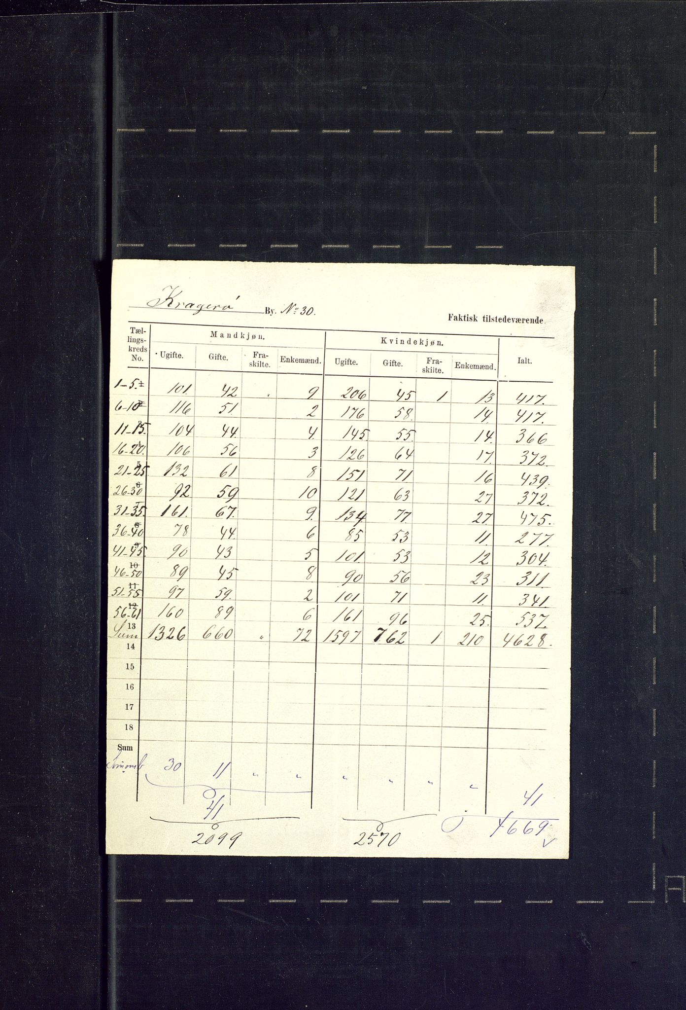 SAKO, 1875 census for 0801P Kragerø, 1875, p. 22