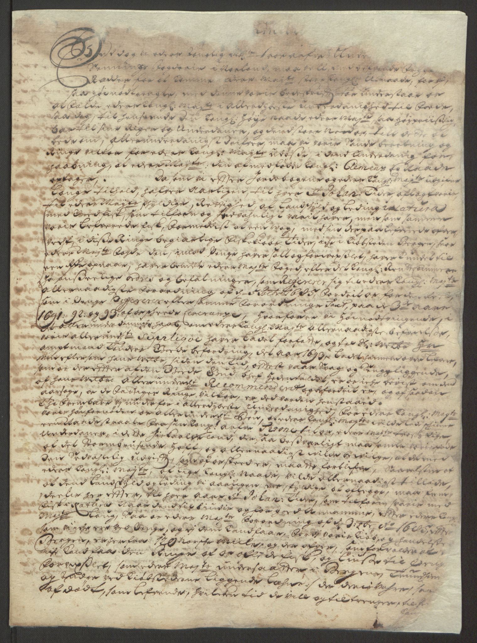 Rentekammeret inntil 1814, Reviderte regnskaper, Fogderegnskap, AV/RA-EA-4092/R67/L4677: Fogderegnskap Vesterålen, Andenes og Lofoten, 1694-1695, p. 367