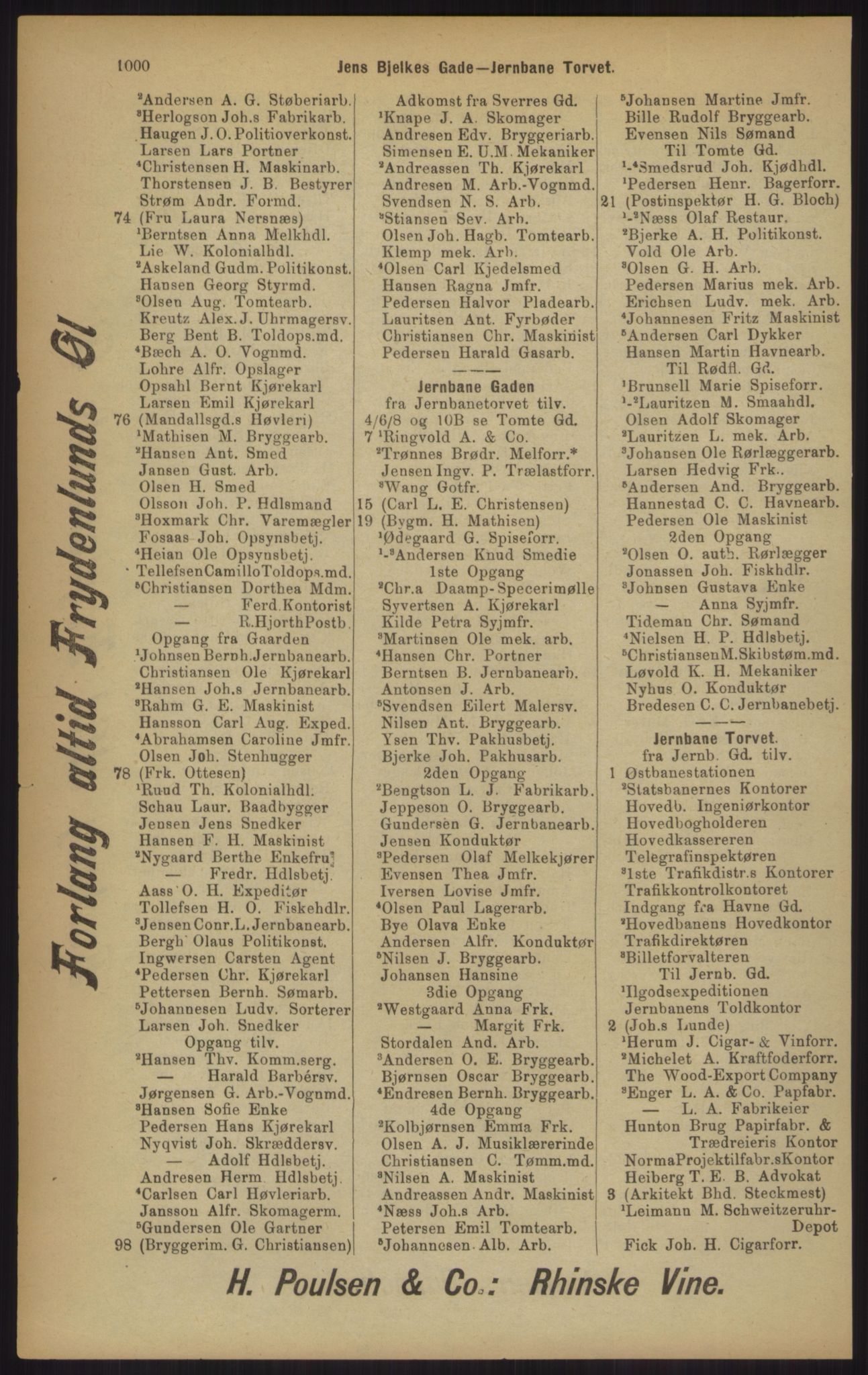 Kristiania/Oslo adressebok, PUBL/-, 1902, p. 1000