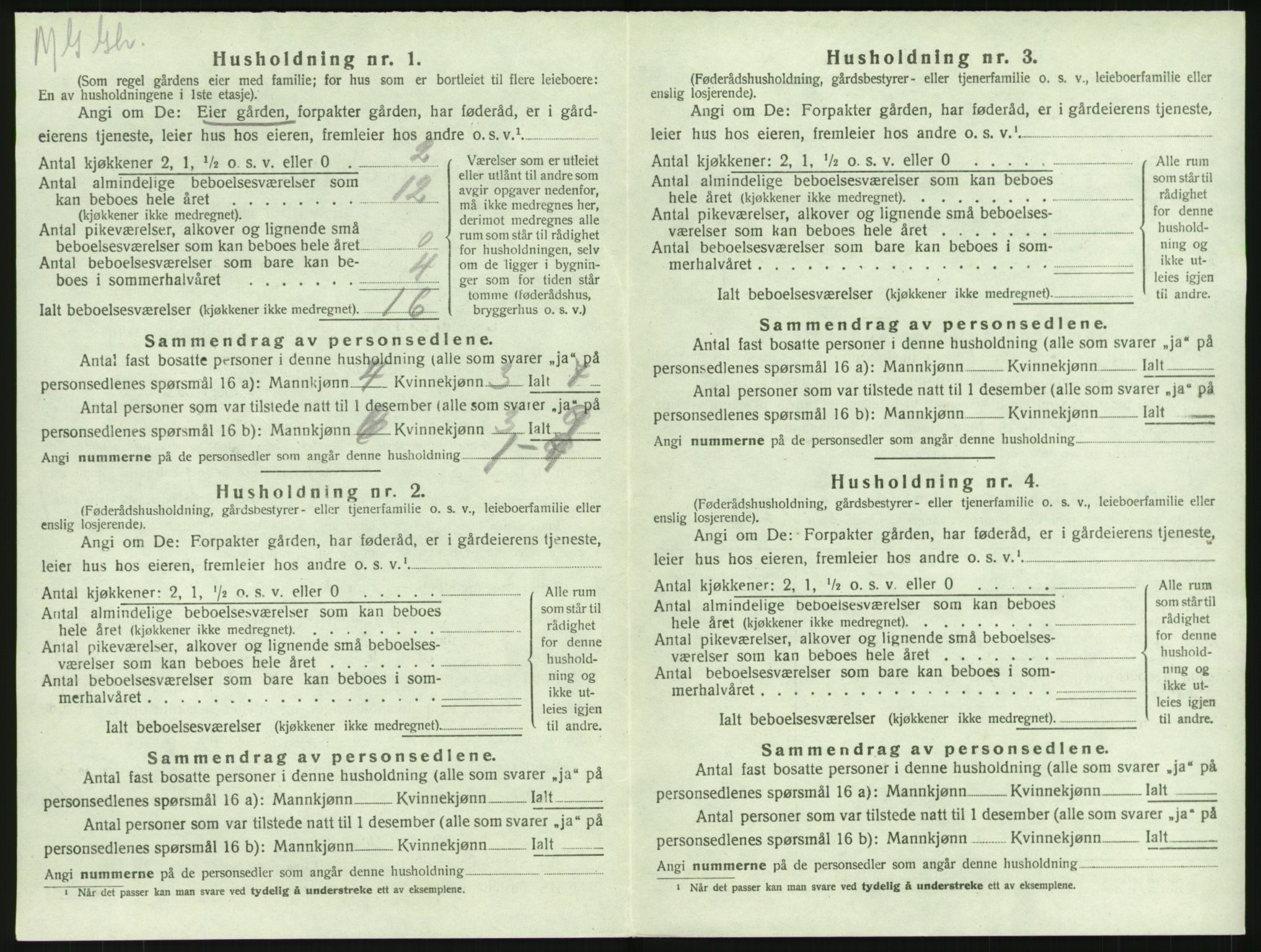 SAKO, 1920 census for Lardal, 1920, p. 692