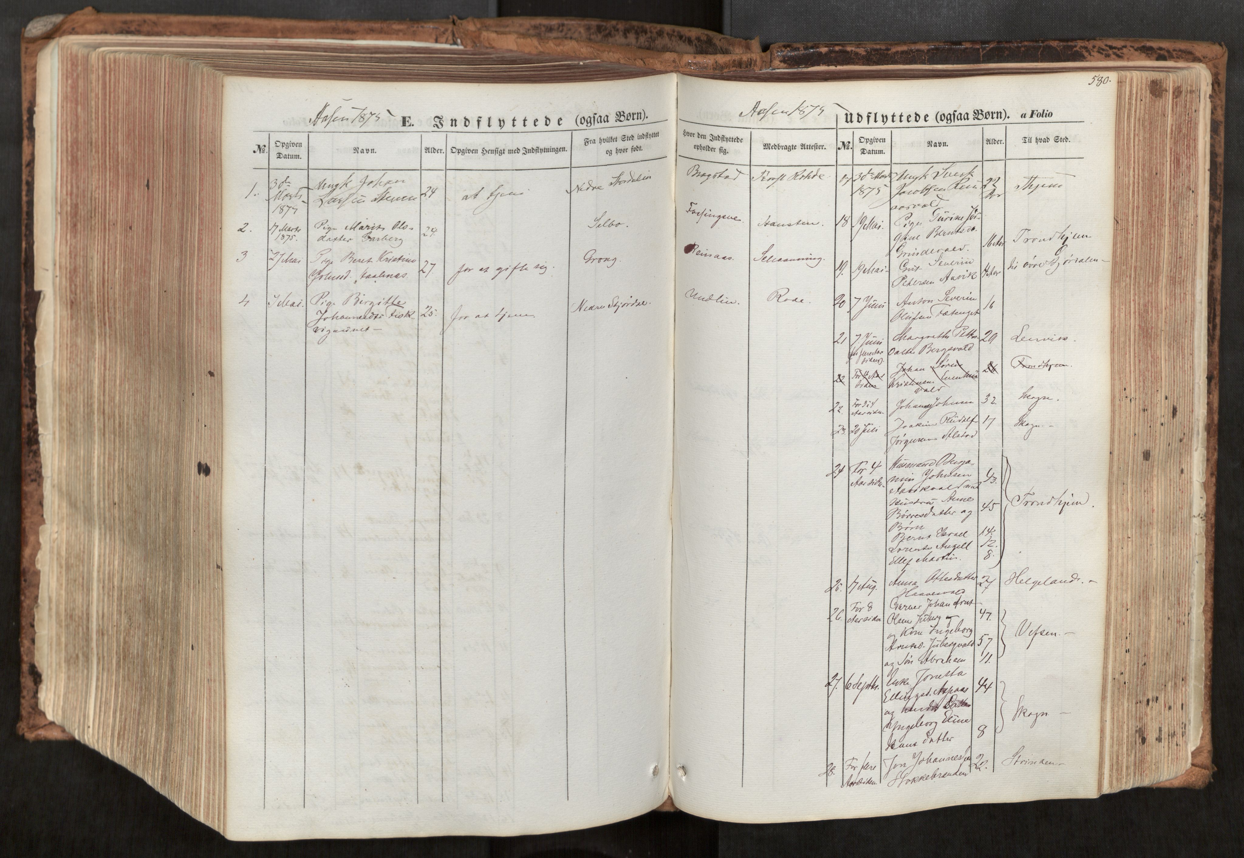 Ministerialprotokoller, klokkerbøker og fødselsregistre - Nord-Trøndelag, SAT/A-1458/713/L0116: Parish register (official) no. 713A07, 1850-1877, p. 580