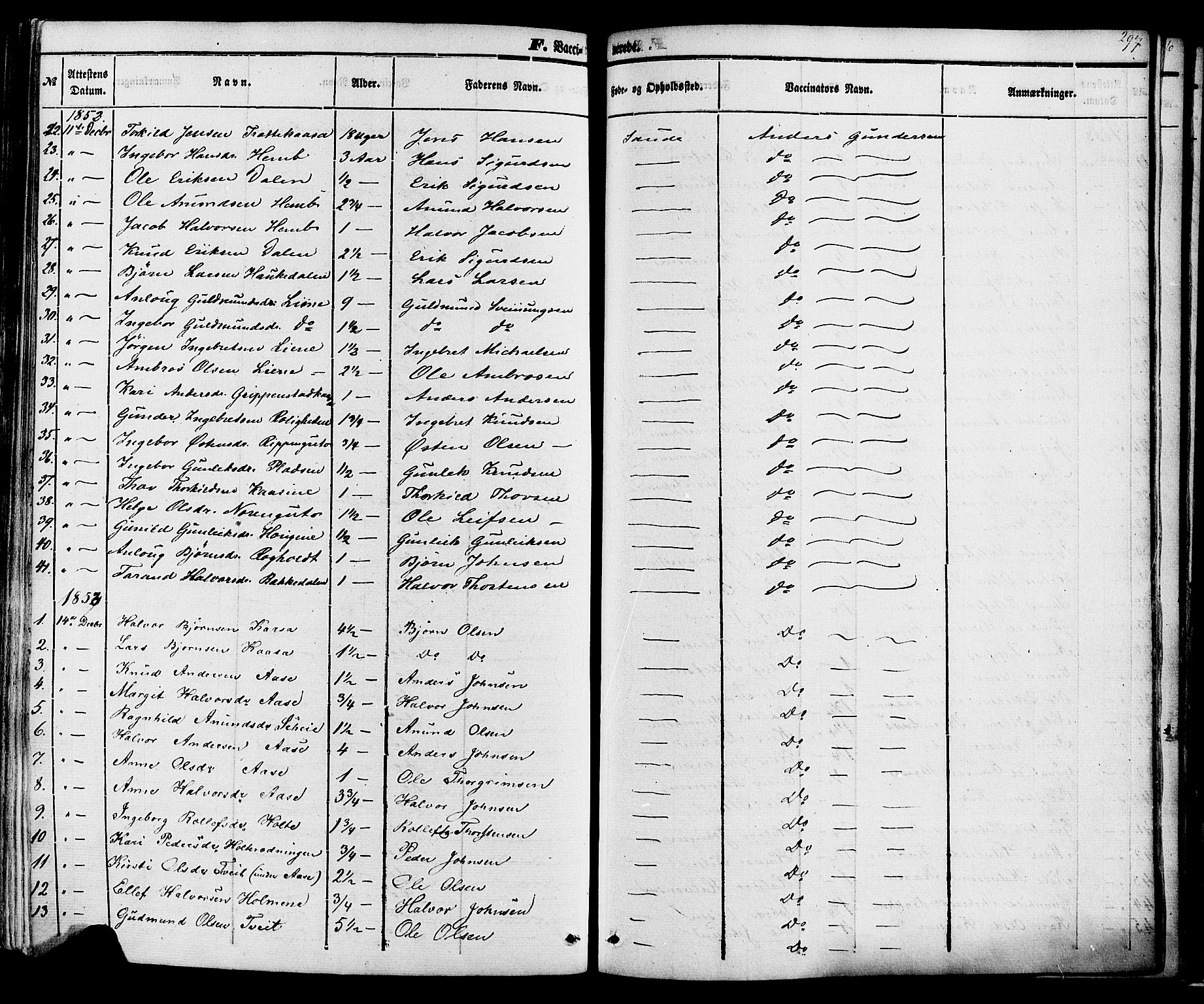 Sauherad kirkebøker, SAKO/A-298/F/Fa/L0007: Parish register (official) no. I 7, 1851-1873, p. 297