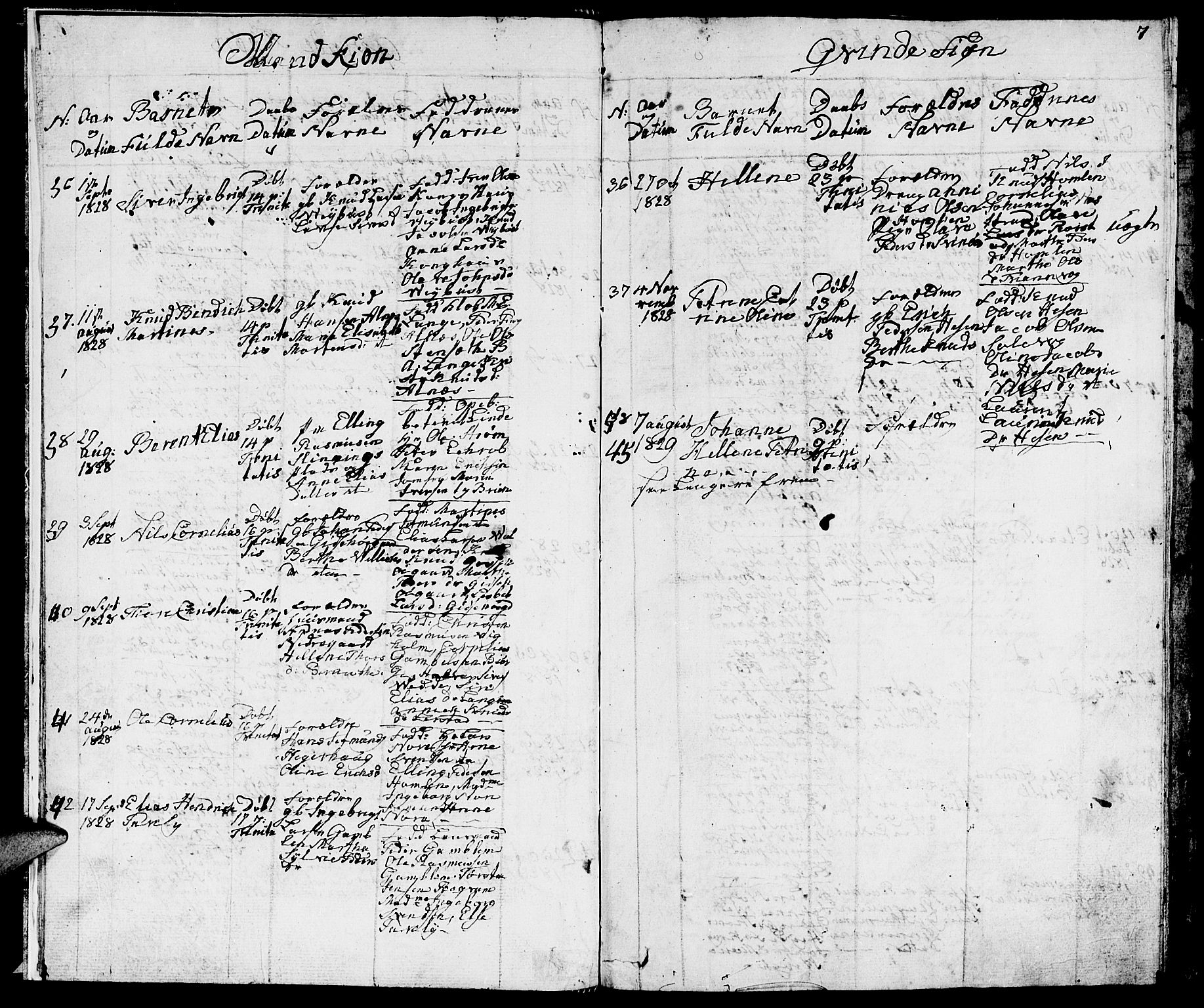 Ministerialprotokoller, klokkerbøker og fødselsregistre - Møre og Romsdal, AV/SAT-A-1454/528/L0425: Parish register (copy) no. 528C06, 1827-1840, p. 7