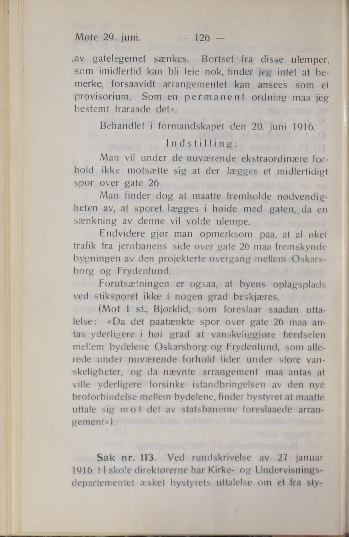 Narvik kommune. Formannskap , AIN/K-18050.150/A/Ab/L0006: Møtebok, 1916