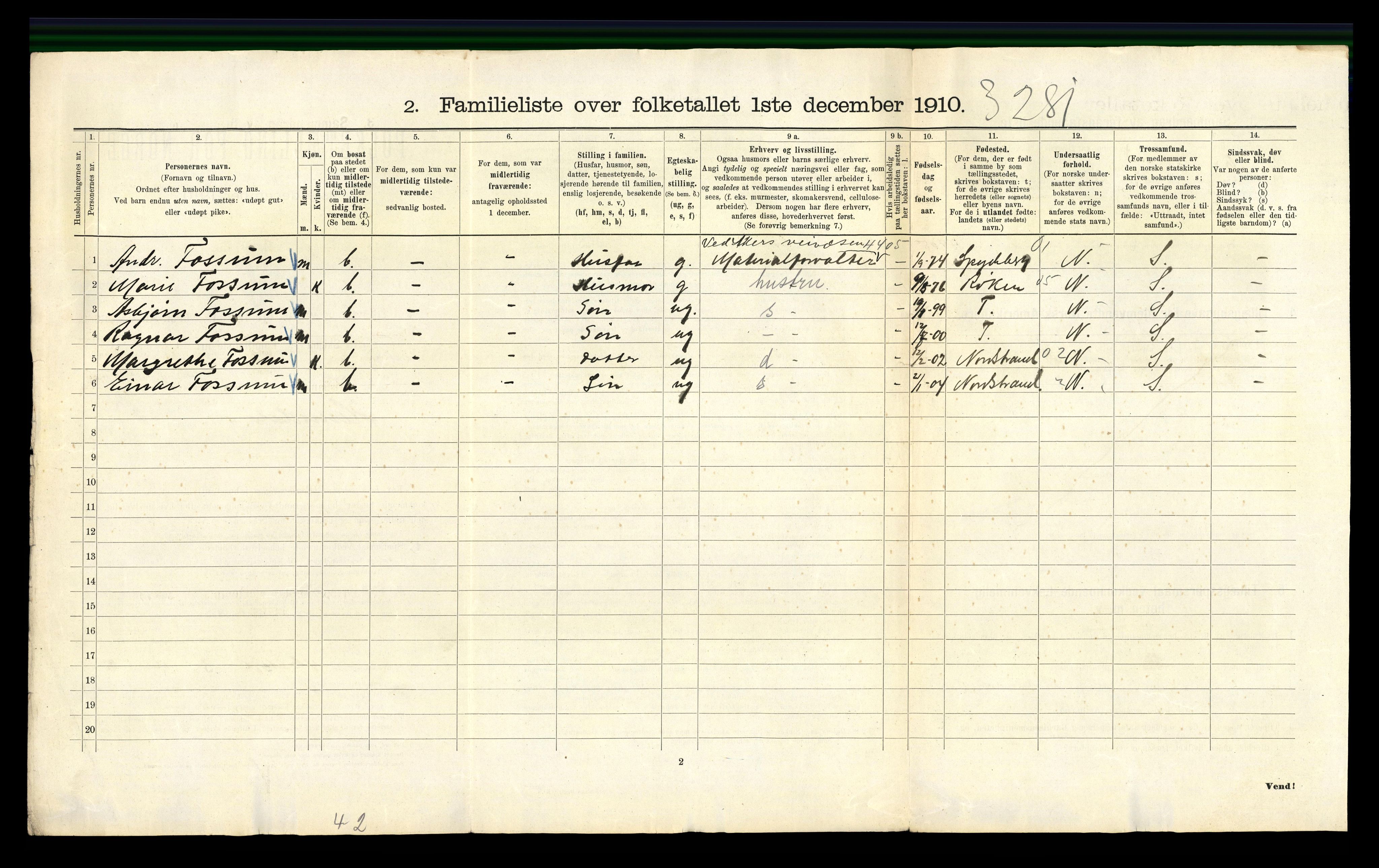 RA, 1910 census for Kristiania, 1910, p. 35816