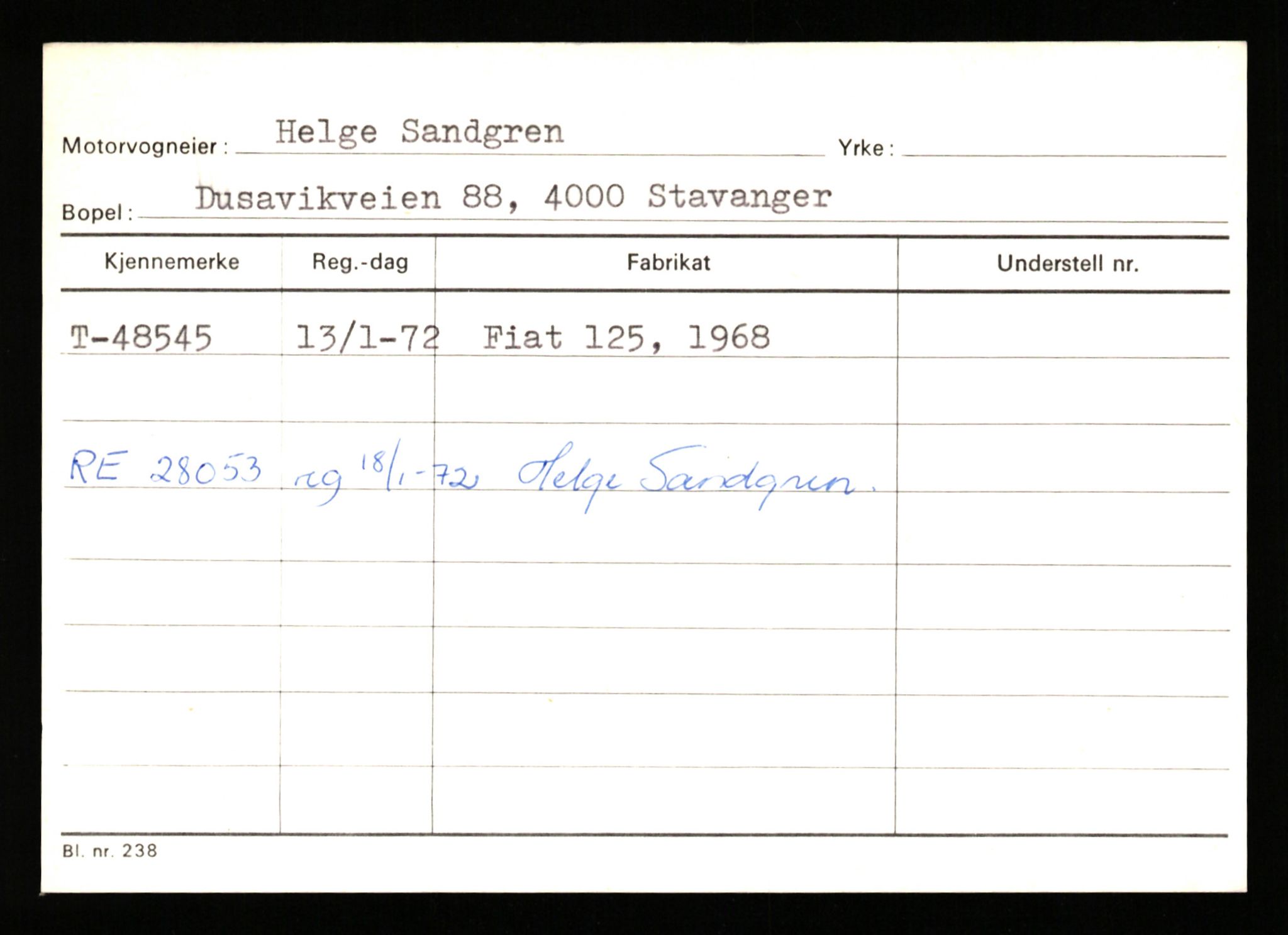 Stavanger trafikkstasjon, AV/SAST-A-101942/0/G/L0006: Registreringsnummer: 34250 - 49007, 1930-1971, p. 3360