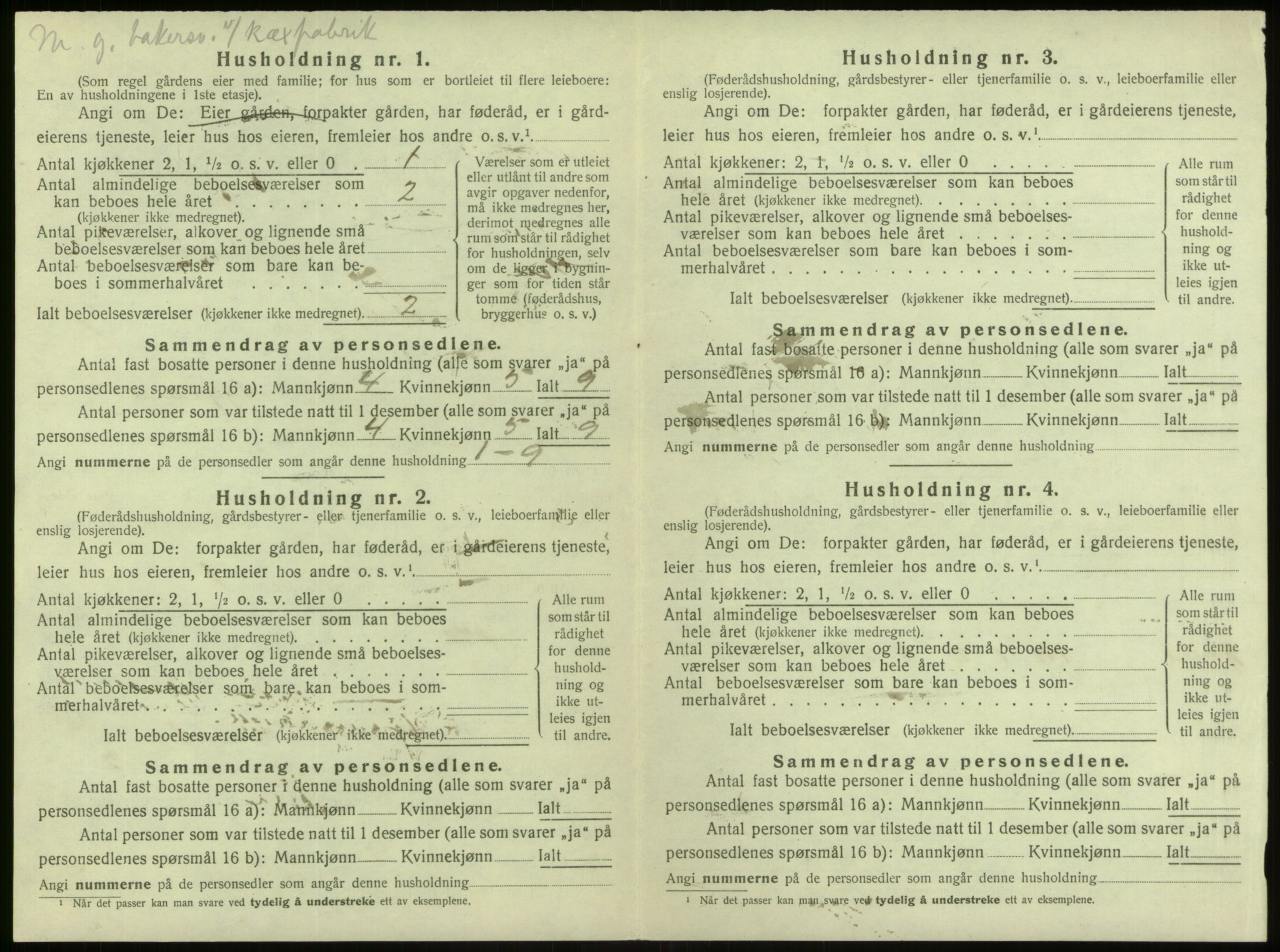 SAB, 1920 census for Alversund, 1920, p. 675