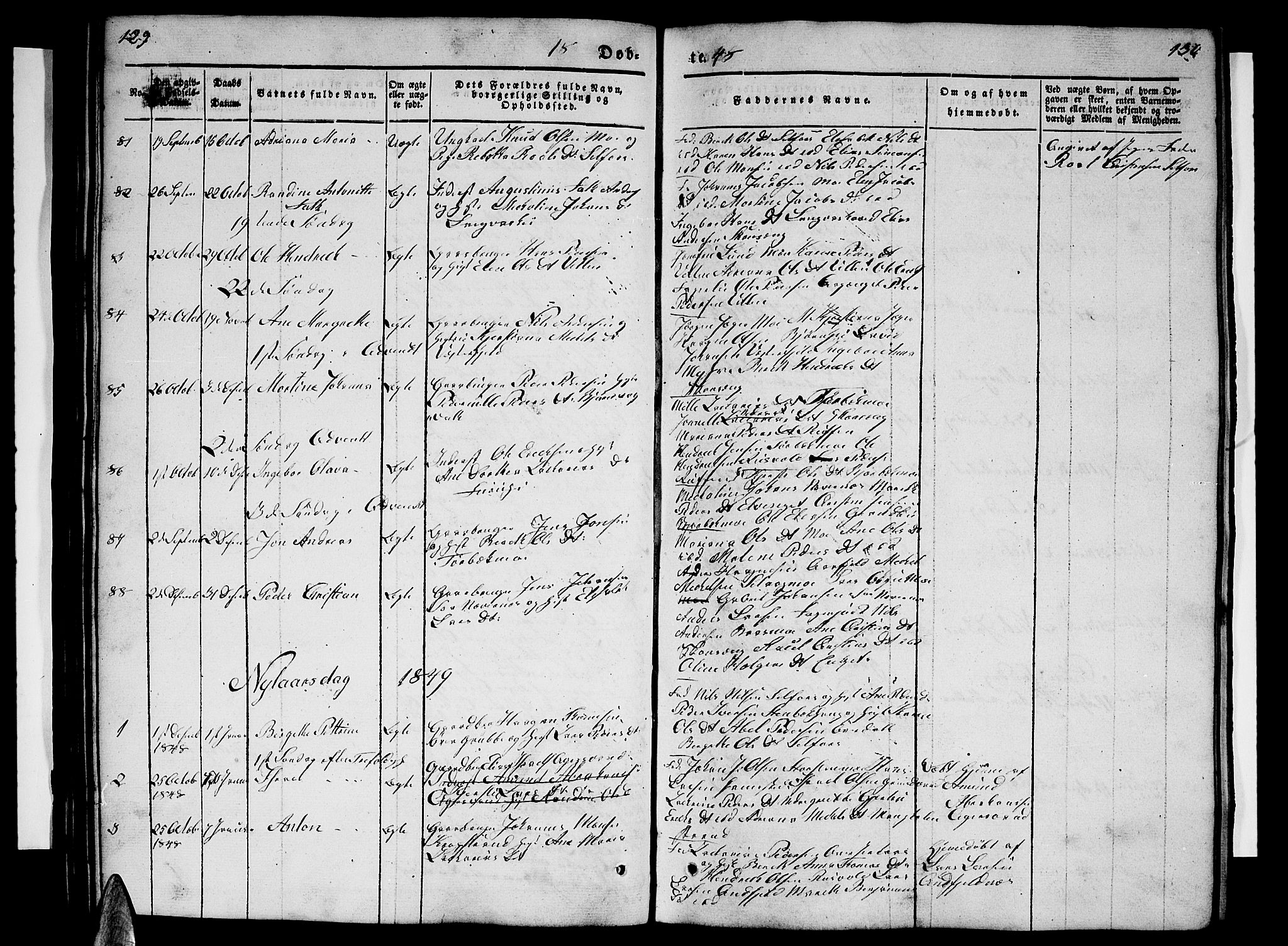 Ministerialprotokoller, klokkerbøker og fødselsregistre - Nordland, SAT/A-1459/827/L0413: Parish register (copy) no. 827C02, 1842-1852, p. 129-130