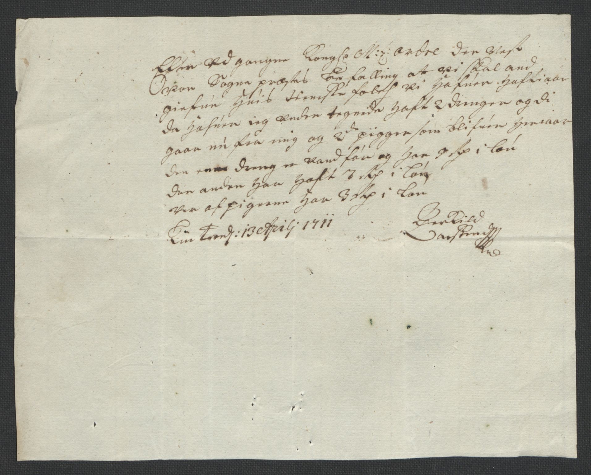 Rentekammeret inntil 1814, Reviderte regnskaper, Fogderegnskap, AV/RA-EA-4092/R39/L2319: Fogderegnskap Nedenes, 1710-1711, p. 669