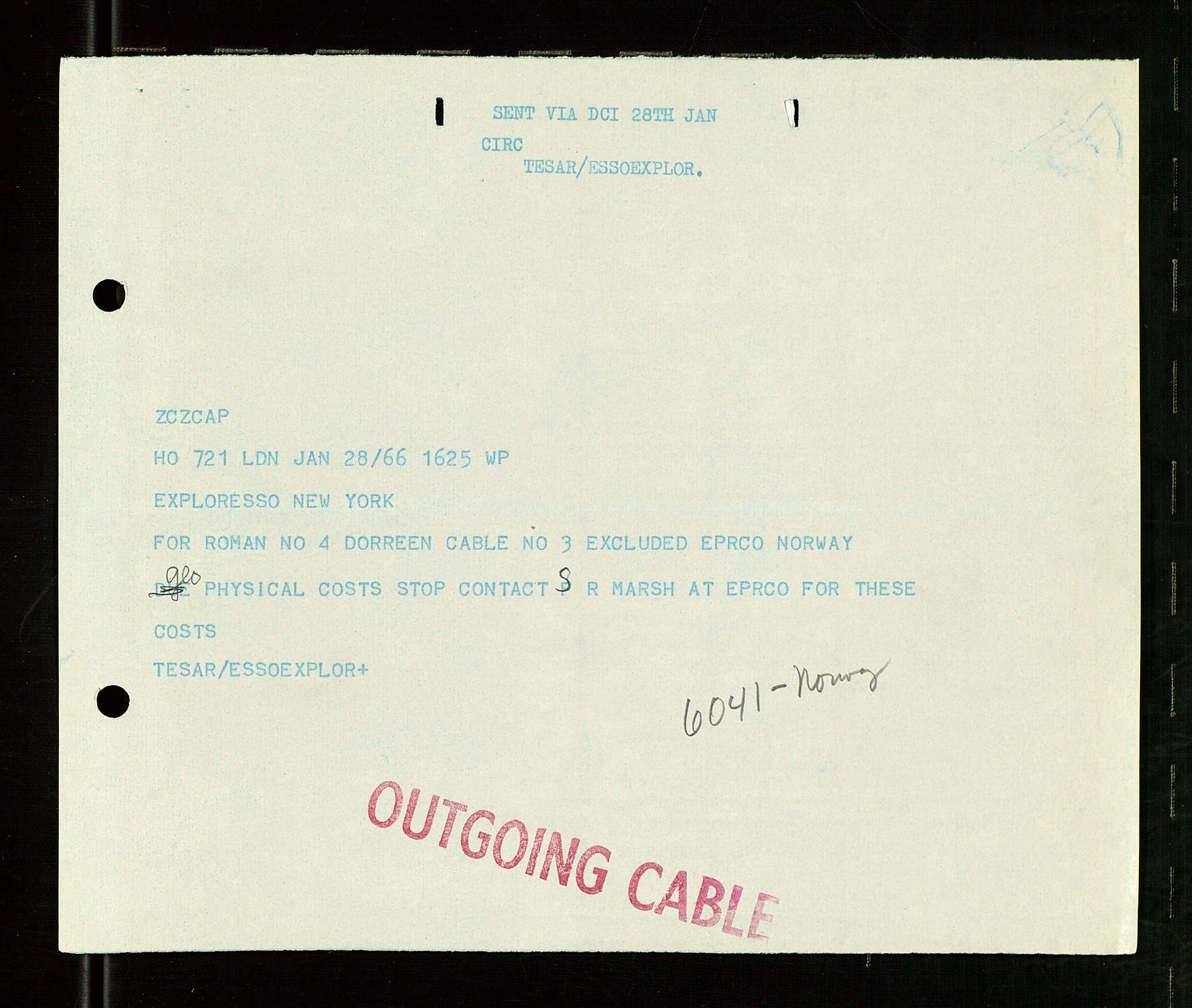 Pa 1512 - Esso Exploration and Production Norway Inc., AV/SAST-A-101917/E/Ea/L0025: Sak og korrespondanse, 1966-1974, p. 267