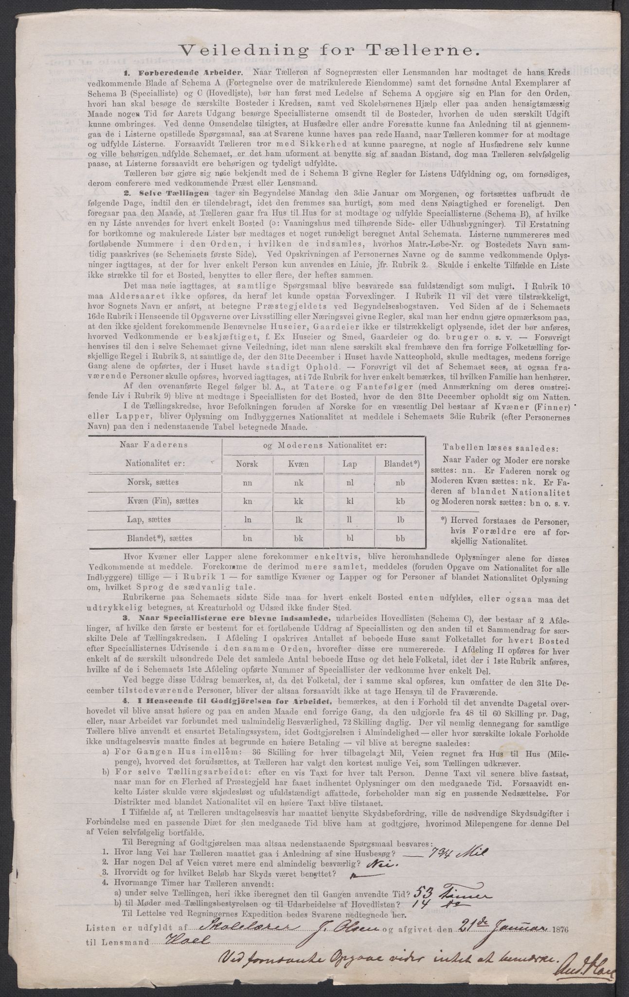 RA, 1875 census for 0238P Nannestad, 1875, p. 9