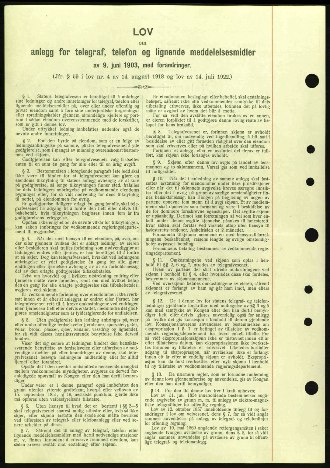 Moss sorenskriveri, SAO/A-10168: Mortgage book no. A9, 1941-1942, Diary no: : 695/1942