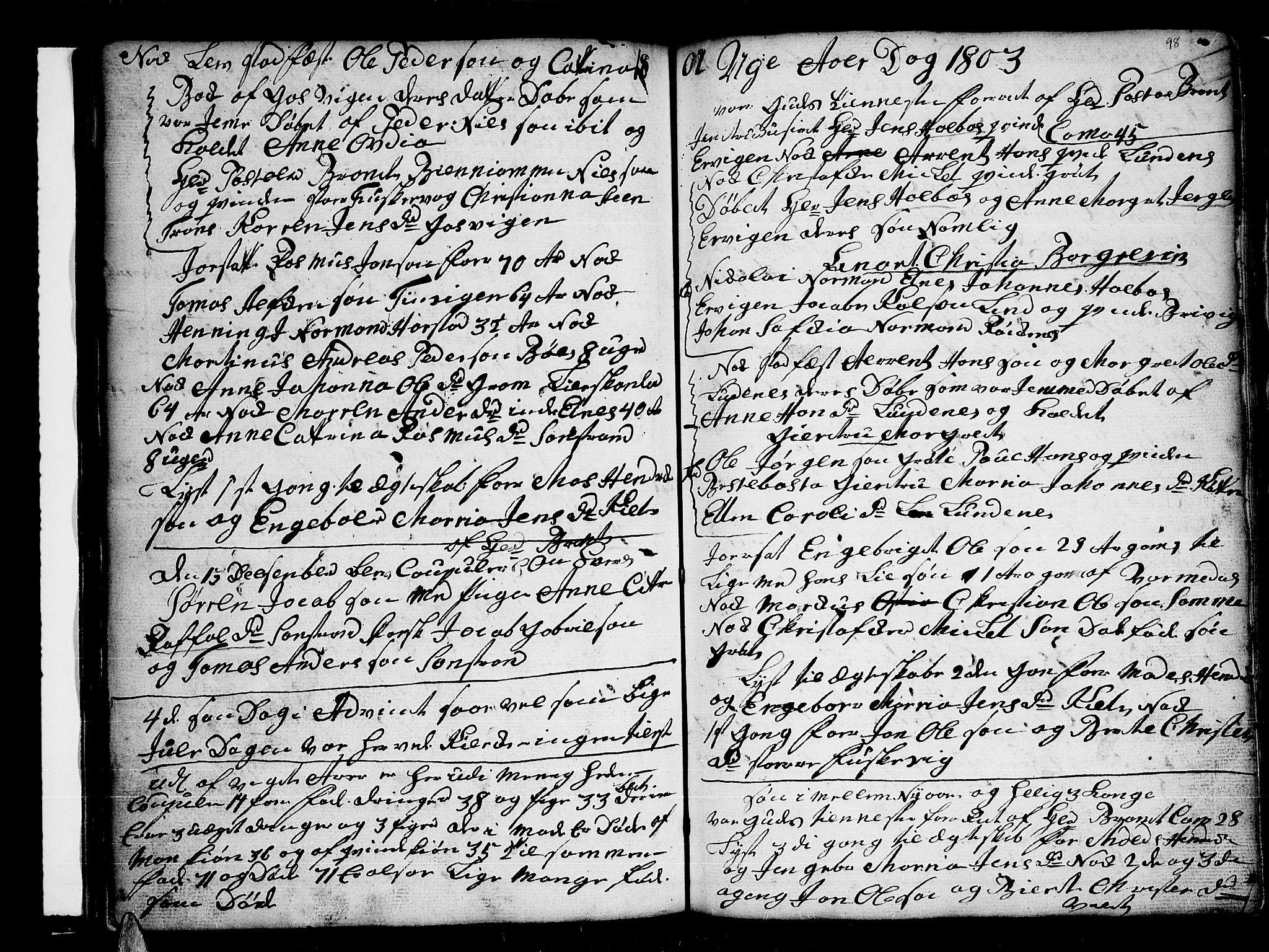 Trondenes sokneprestkontor, SATØ/S-1319/H/Hb/L0002klokker: Parish register (copy) no. 2, 1795-1818, p. 98