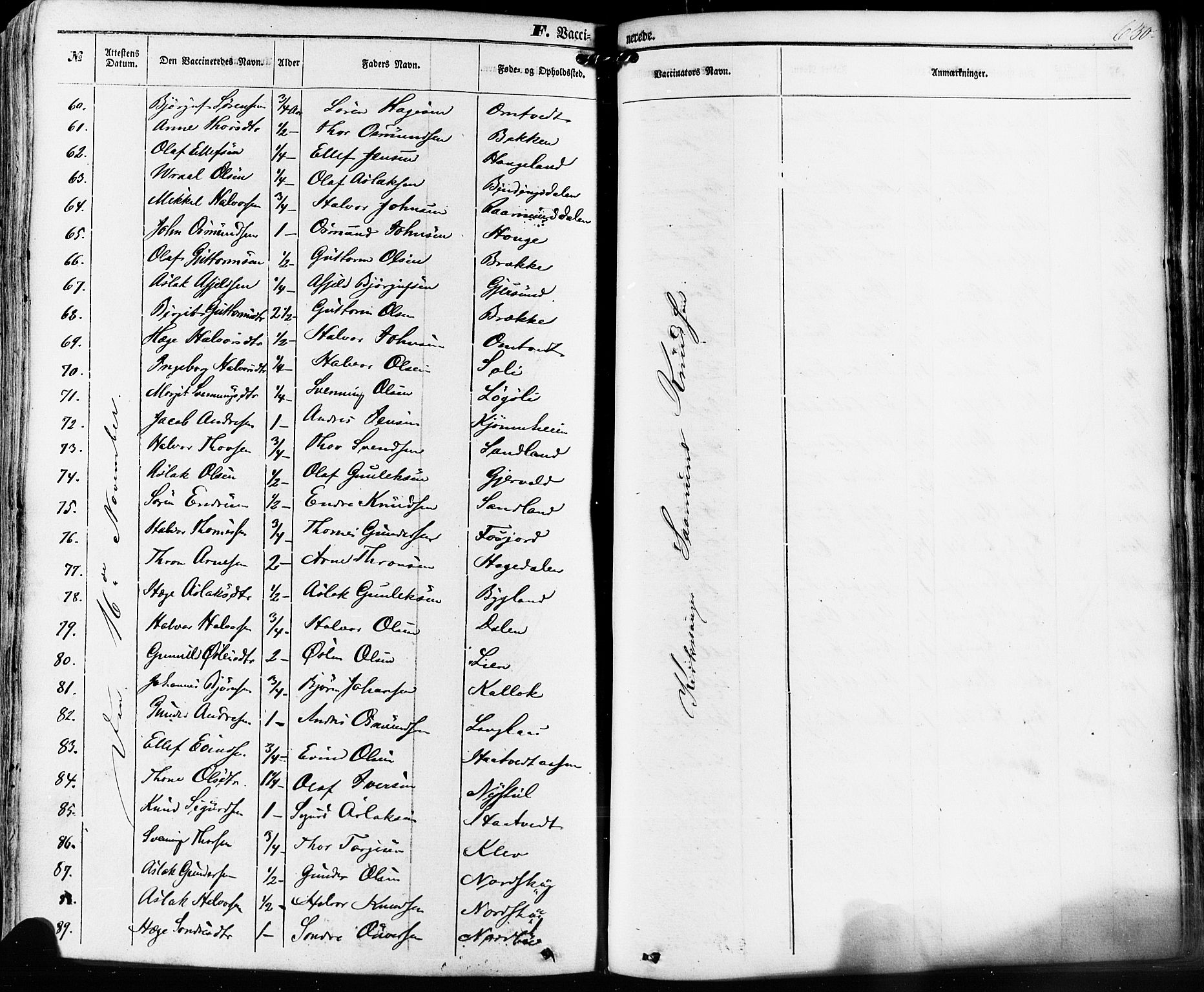 Kviteseid kirkebøker, SAKO/A-276/F/Fa/L0007: Parish register (official) no. I 7, 1859-1881, p. 630
