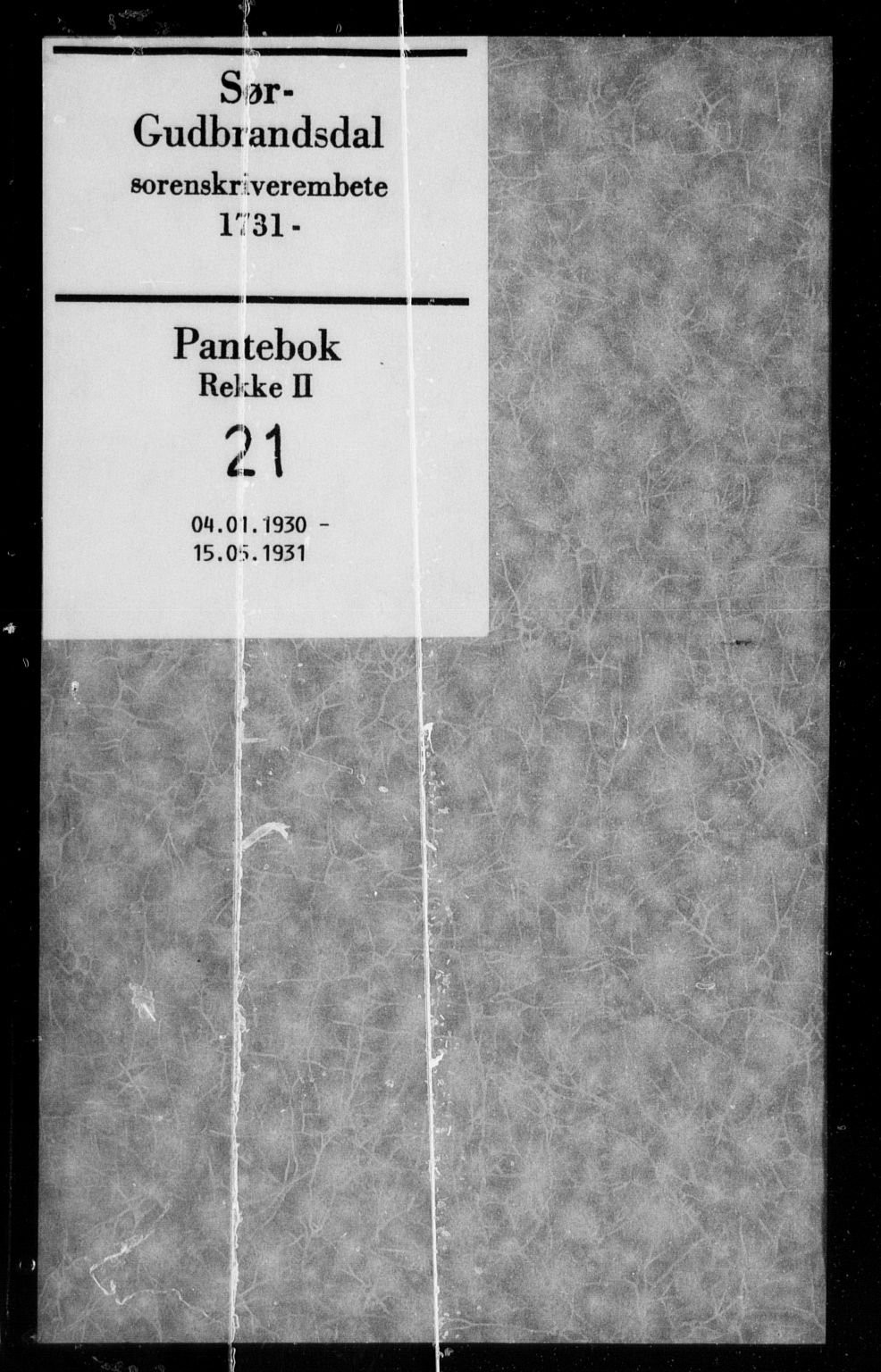 Sør-Gudbrandsdal tingrett, SAH/TING-004/H/Hb/Hbb/L0021: Mortgage book no. II 21, 1930-1931
