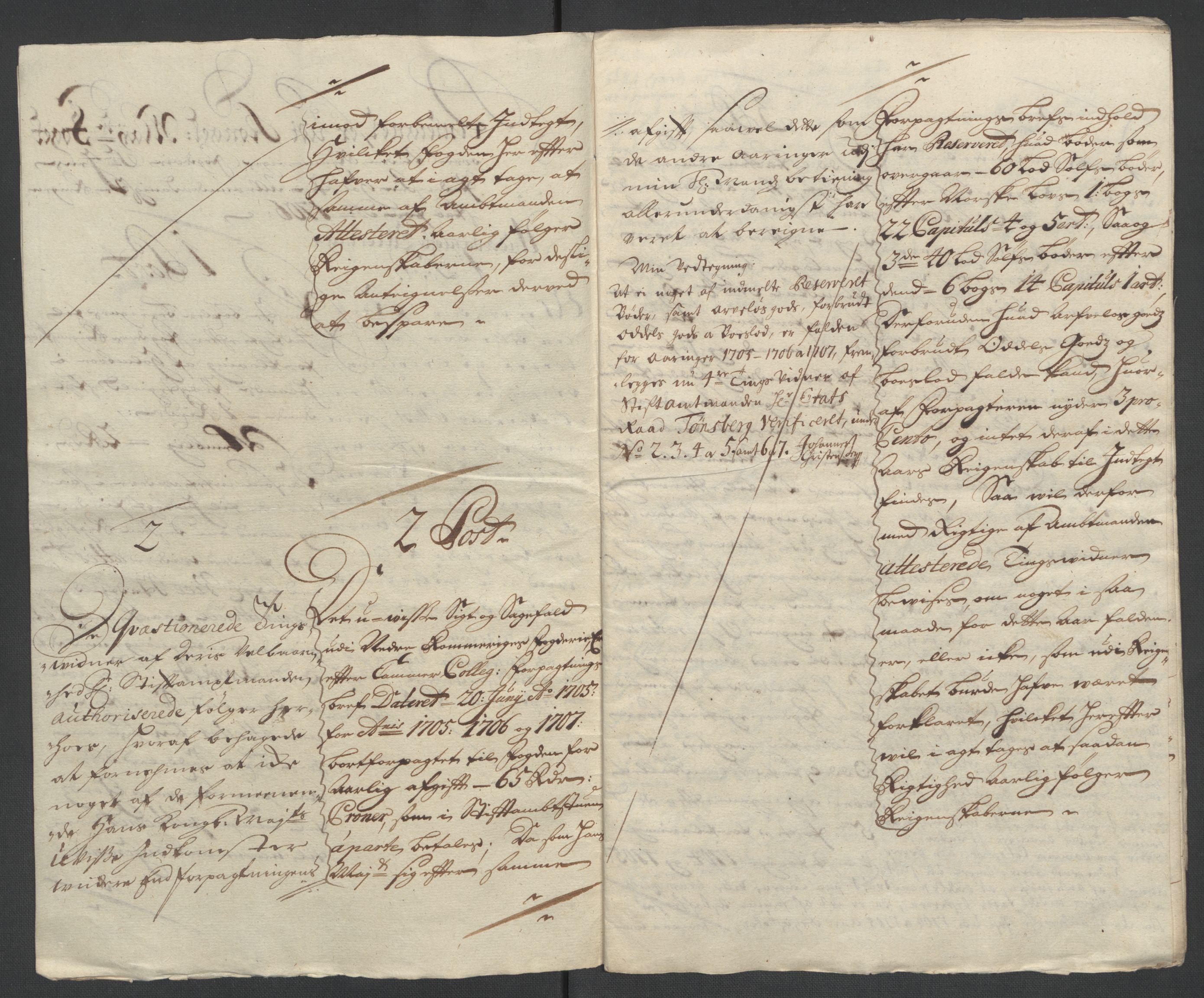 Rentekammeret inntil 1814, Reviderte regnskaper, Fogderegnskap, AV/RA-EA-4092/R11/L0590: Fogderegnskap Nedre Romerike, 1706-1707, p. 167