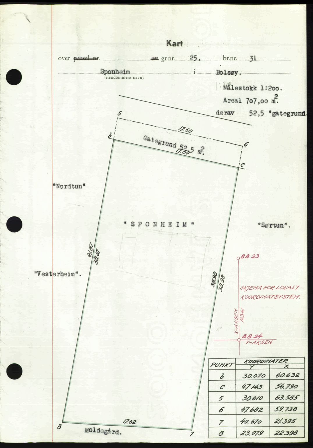 Romsdal sorenskriveri, AV/SAT-A-4149/1/2/2C: Mortgage book no. A30, 1949-1949, Diary no: : 1705/1949