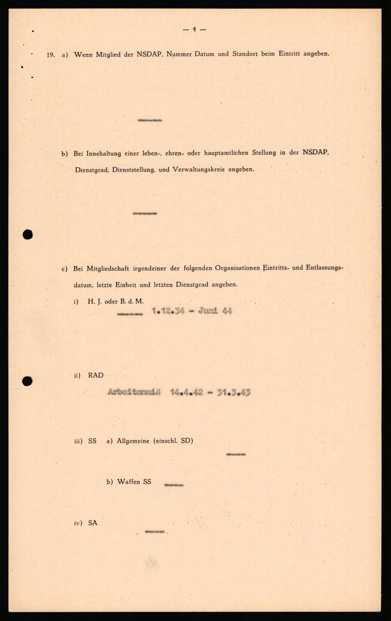 Forsvaret, Forsvarets overkommando II, AV/RA-RAFA-3915/D/Db/L0034: CI Questionaires. Tyske okkupasjonsstyrker i Norge. Tyskere., 1945-1946, p. 178