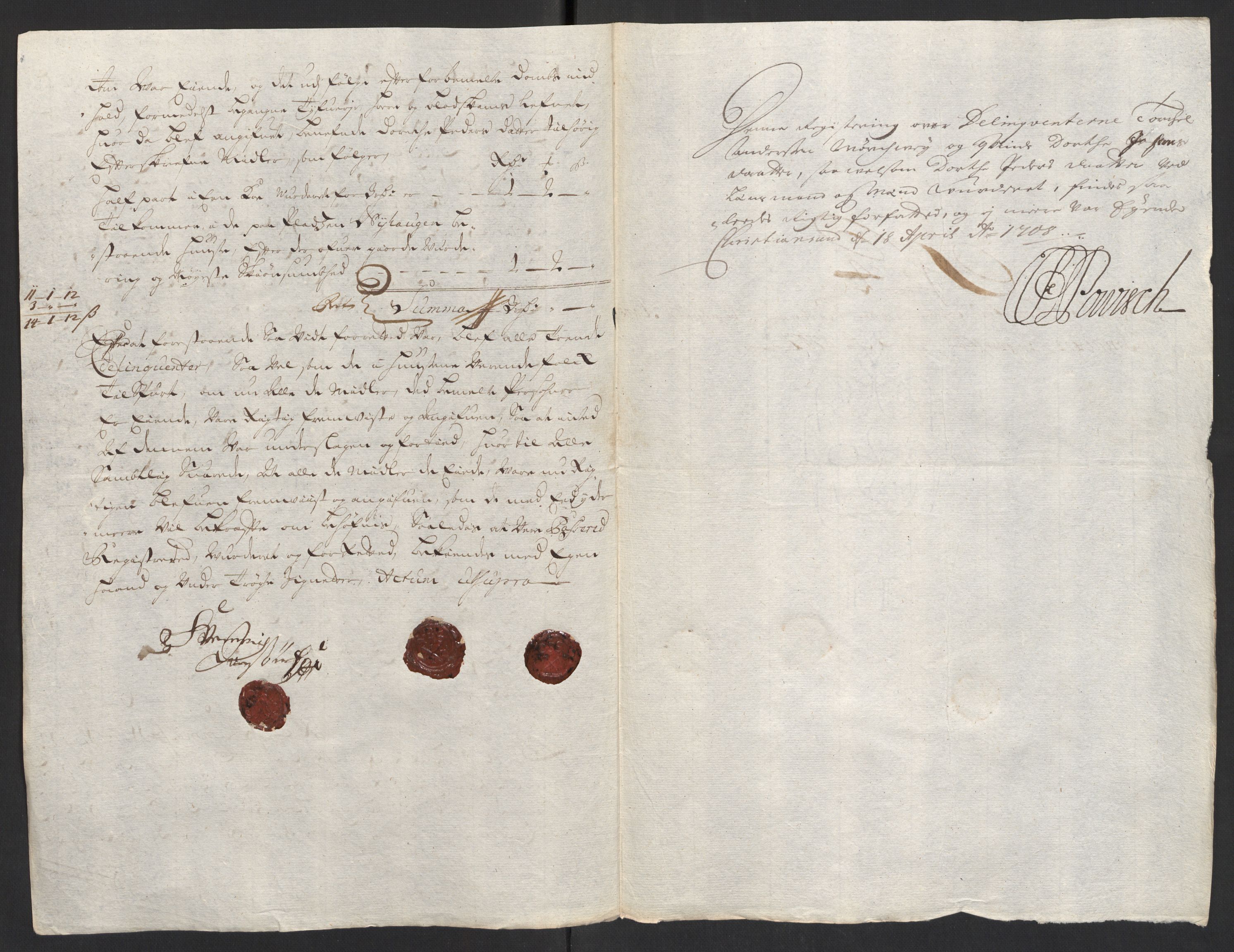 Rentekammeret inntil 1814, Reviderte regnskaper, Fogderegnskap, AV/RA-EA-4092/R39/L2318: Fogderegnskap Nedenes, 1706-1709, p. 138