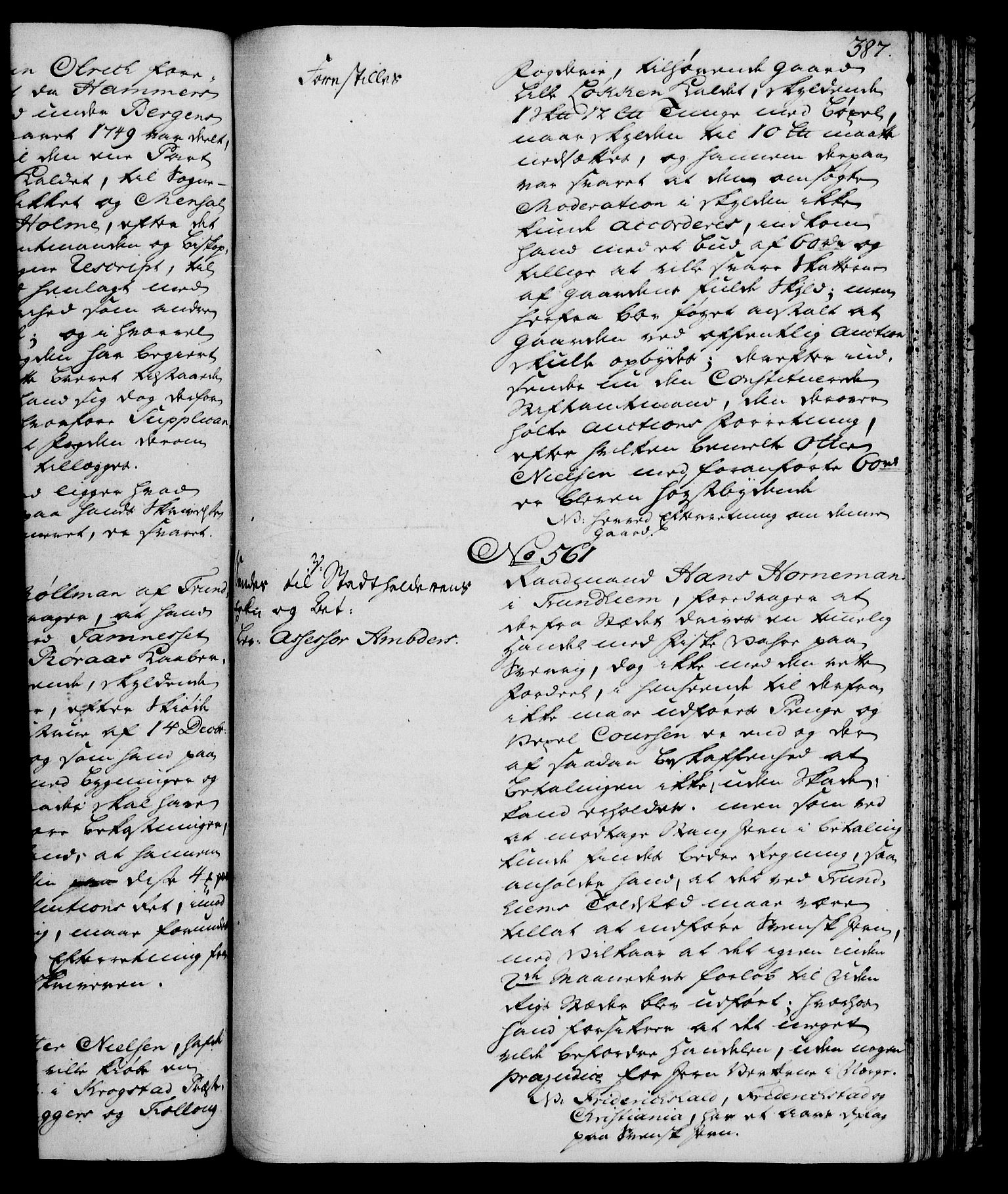 Rentekammeret, Kammerkanselliet, RA/EA-3111/G/Gh/Gha/L0030: Norsk ekstraktmemorialprotokoll (merket RK 53.75), 1749-1751, p. 387