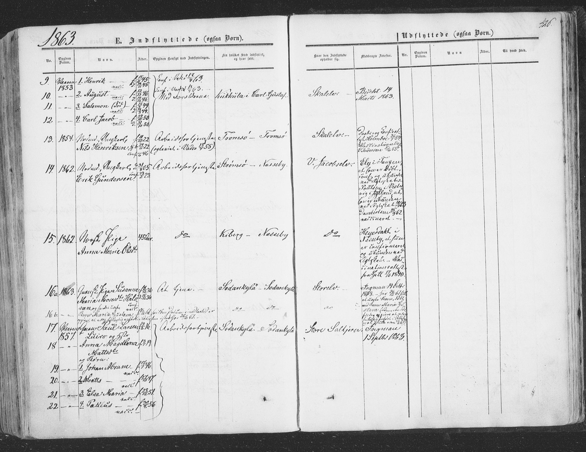 Vadsø sokneprestkontor, SATØ/S-1325/H/Ha/L0004kirke: Parish register (official) no. 4, 1854-1880, p. 426
