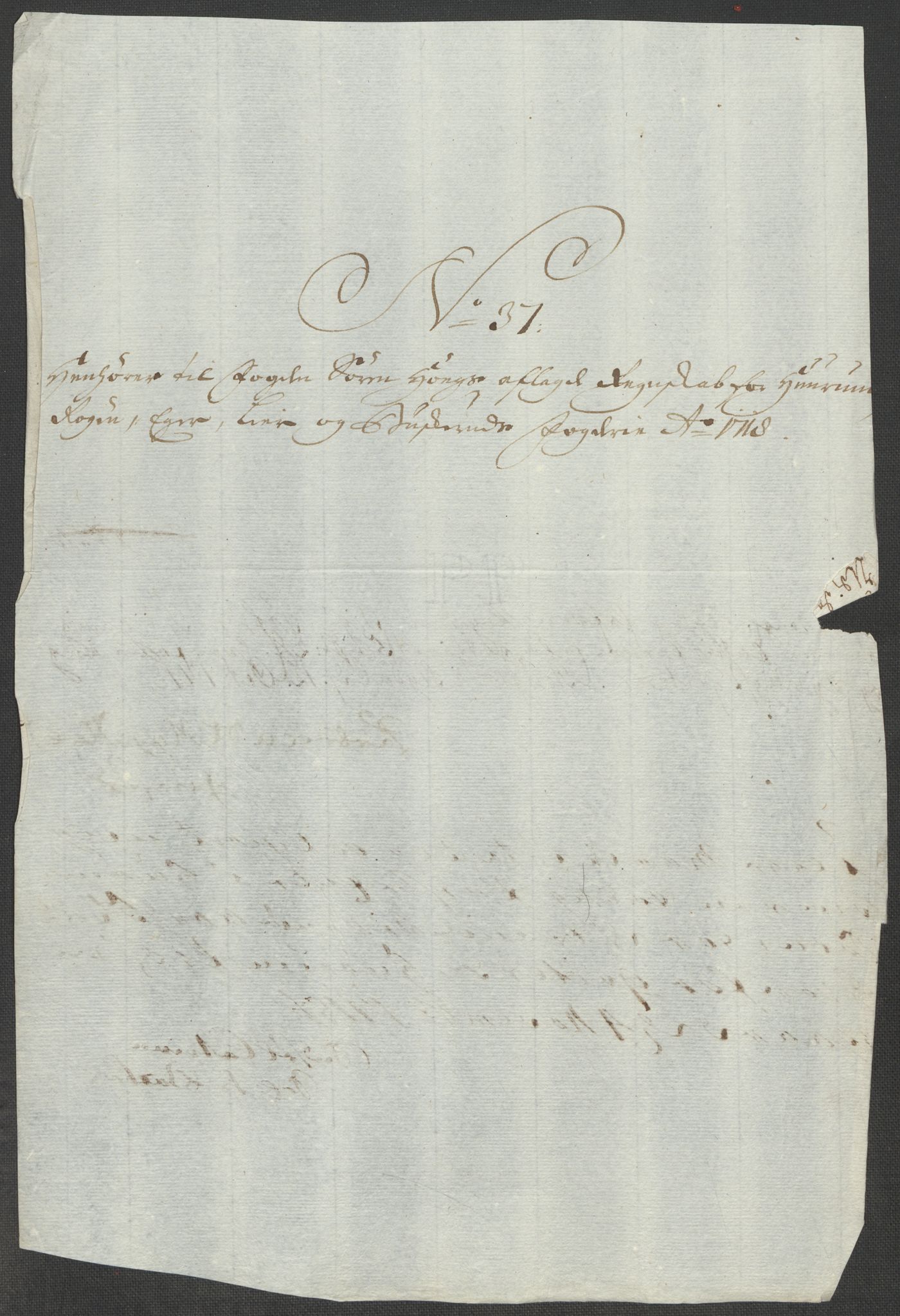 Rentekammeret inntil 1814, Reviderte regnskaper, Fogderegnskap, AV/RA-EA-4092/R31/L1712: Fogderegnskap Hurum, Røyken, Eiker, Lier og Buskerud, 1718, p. 203