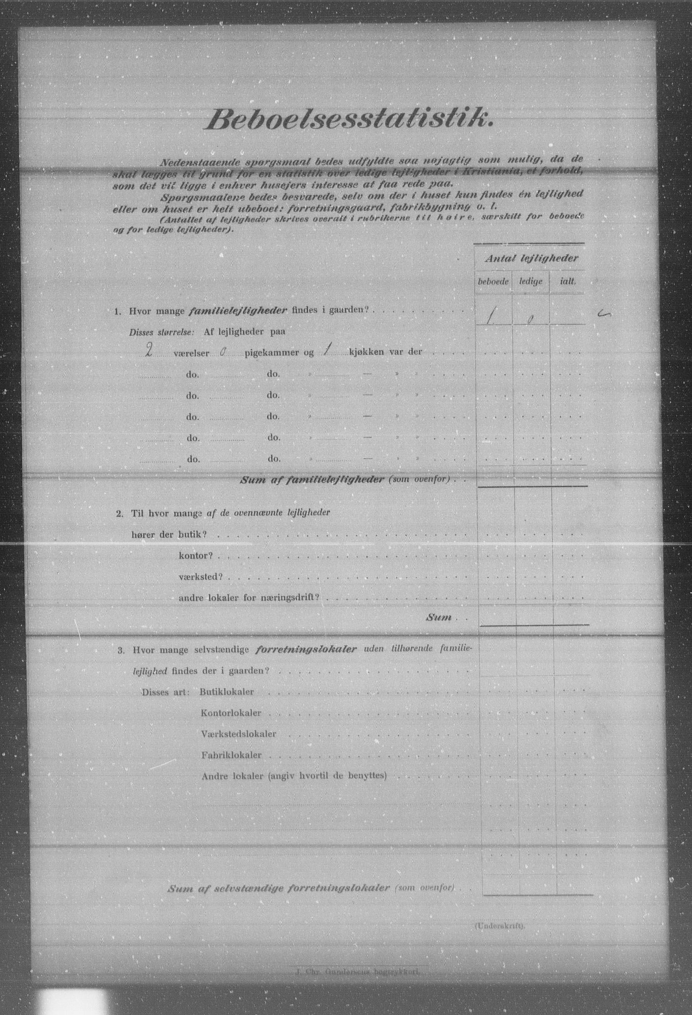 OBA, Municipal Census 1903 for Kristiania, 1903, p. 25136