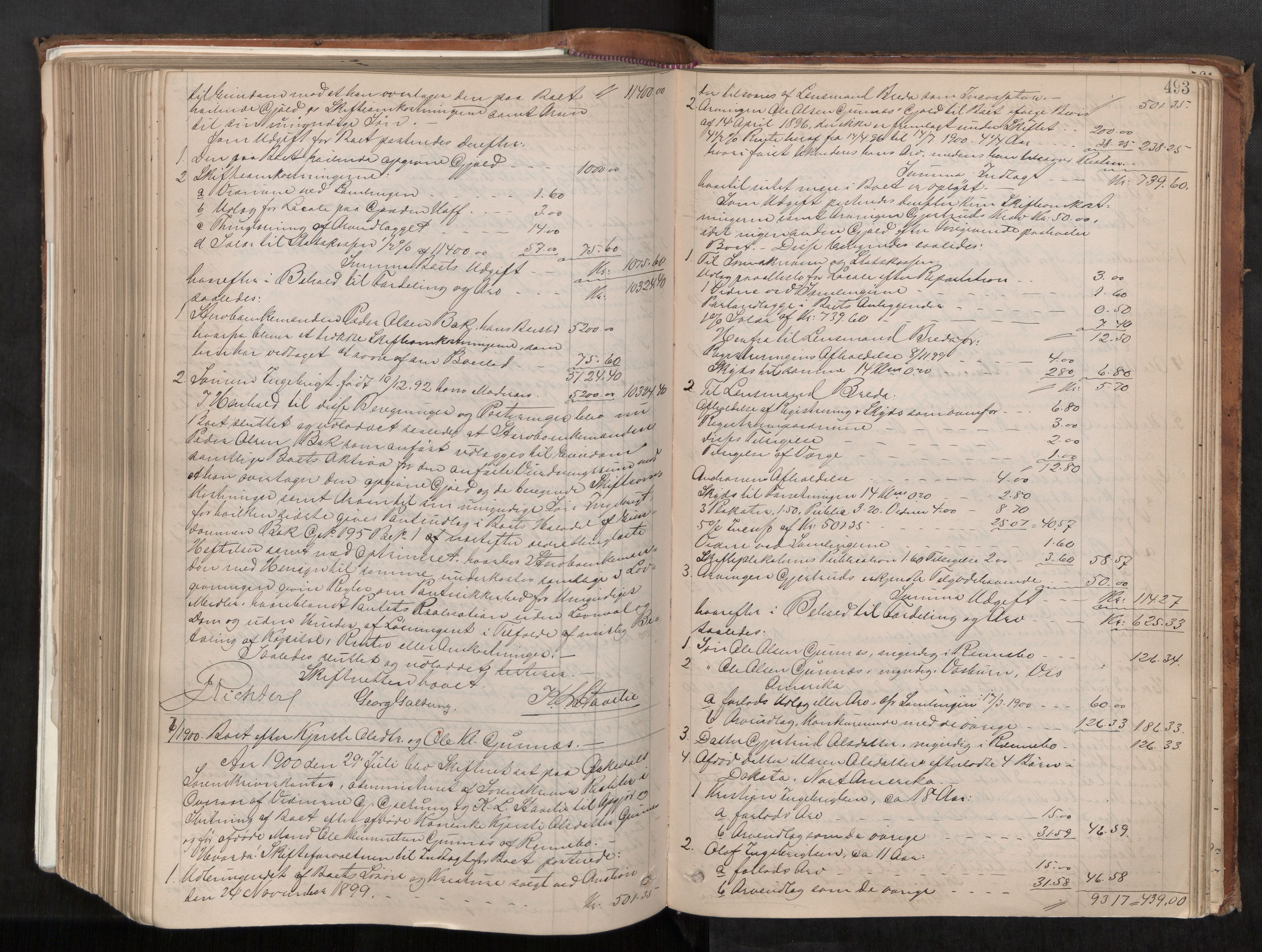 Orkdal sorenskriveri, AV/SAT-A-4169/1/3/3Aa/L0014: Skifteprotokoller, 1881-1902, p. 493