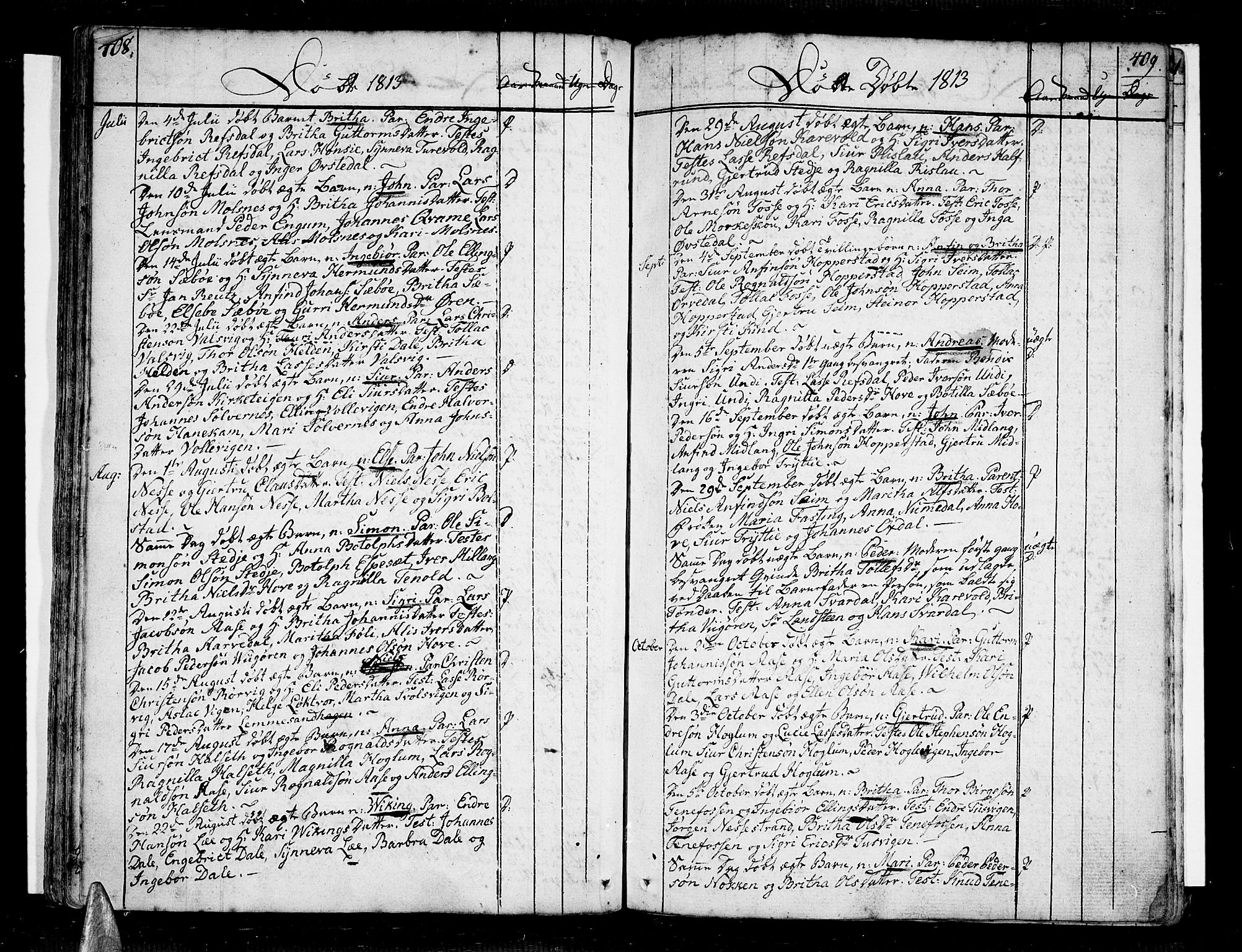 Vik sokneprestembete, SAB/A-81501: Parish register (official) no. A 5, 1787-1820, p. 408-409