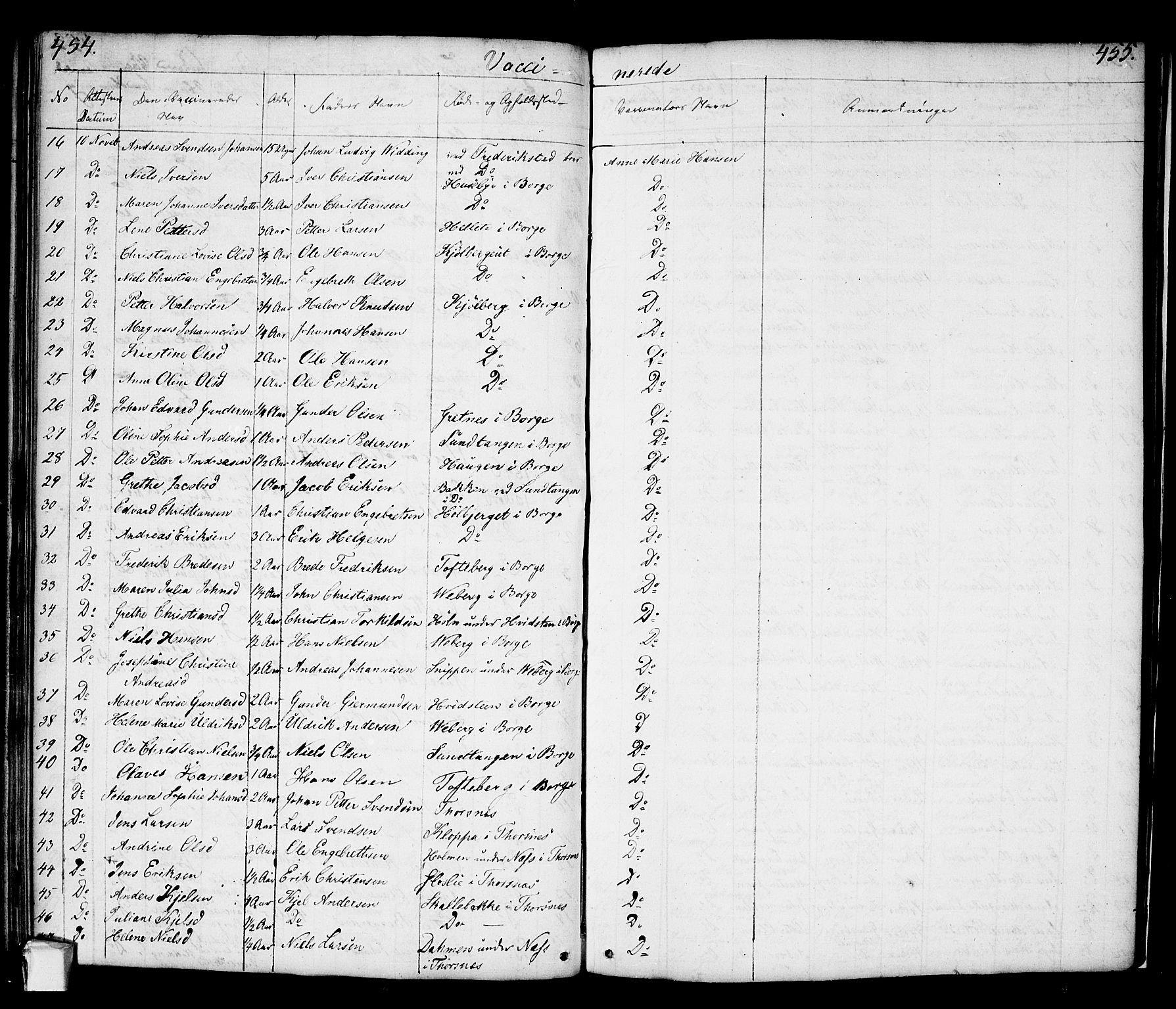 Borge prestekontor Kirkebøker, SAO/A-10903/F/Fa/L0004: Parish register (official) no. I 4, 1836-1848, p. 454-455