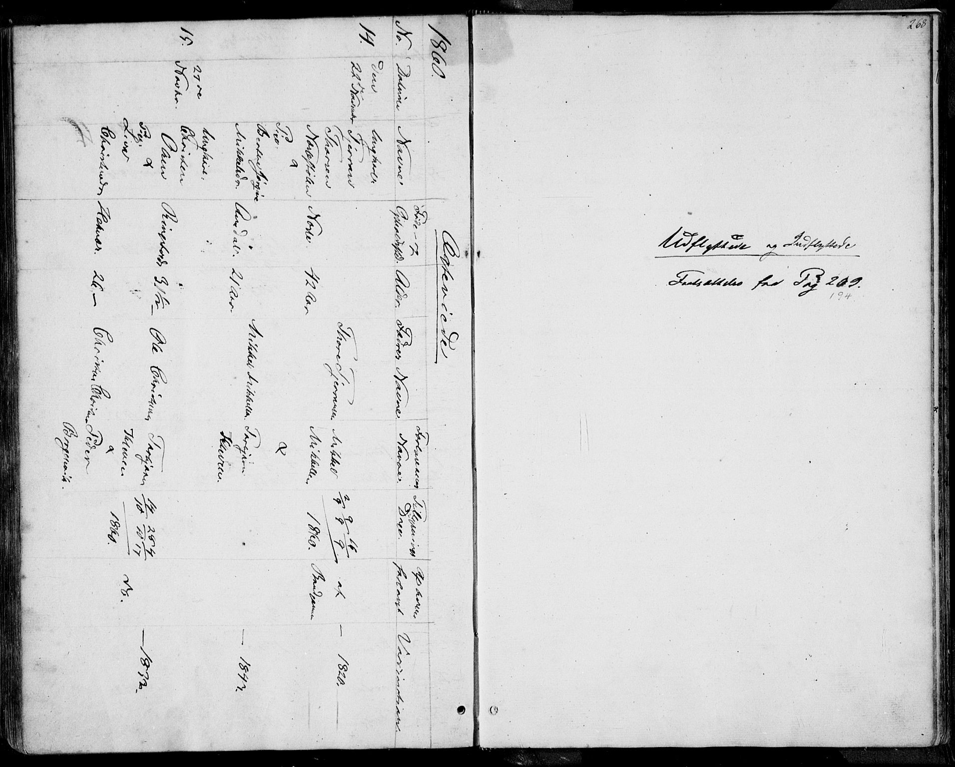 Nedstrand sokneprestkontor, SAST/A-101841/01/IV: Parish register (official) no. A 8, 1839-1860, p. 268