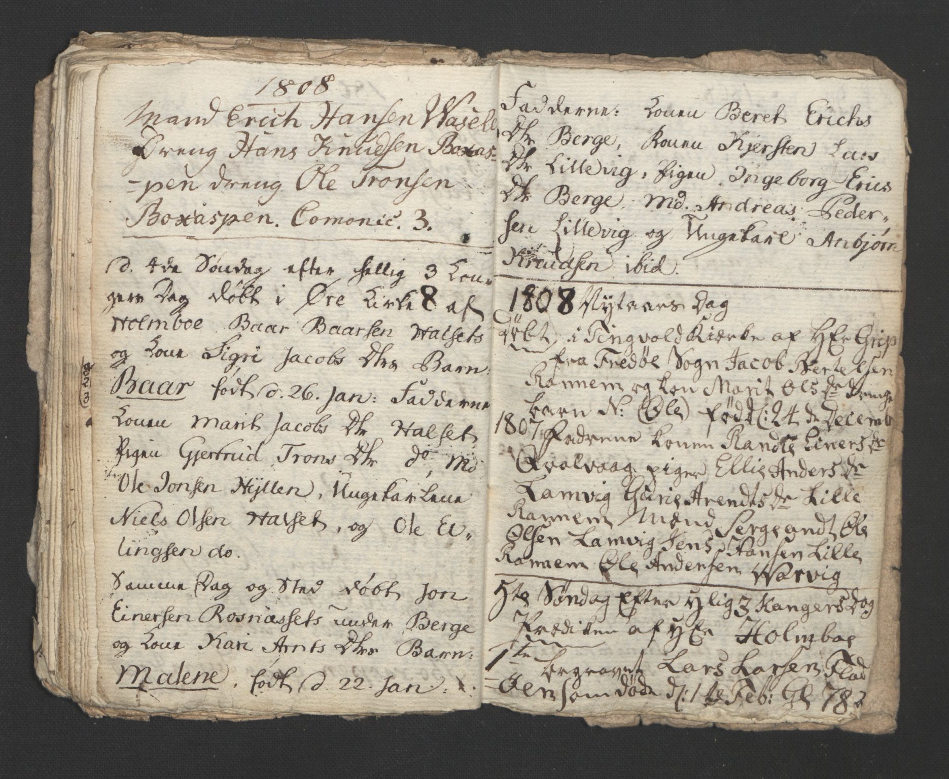 Ministerialprotokoller, klokkerbøker og fødselsregistre - Møre og Romsdal, AV/SAT-A-1454/573/L0874: Parish register (copy) no. 573C02, 1803-1811