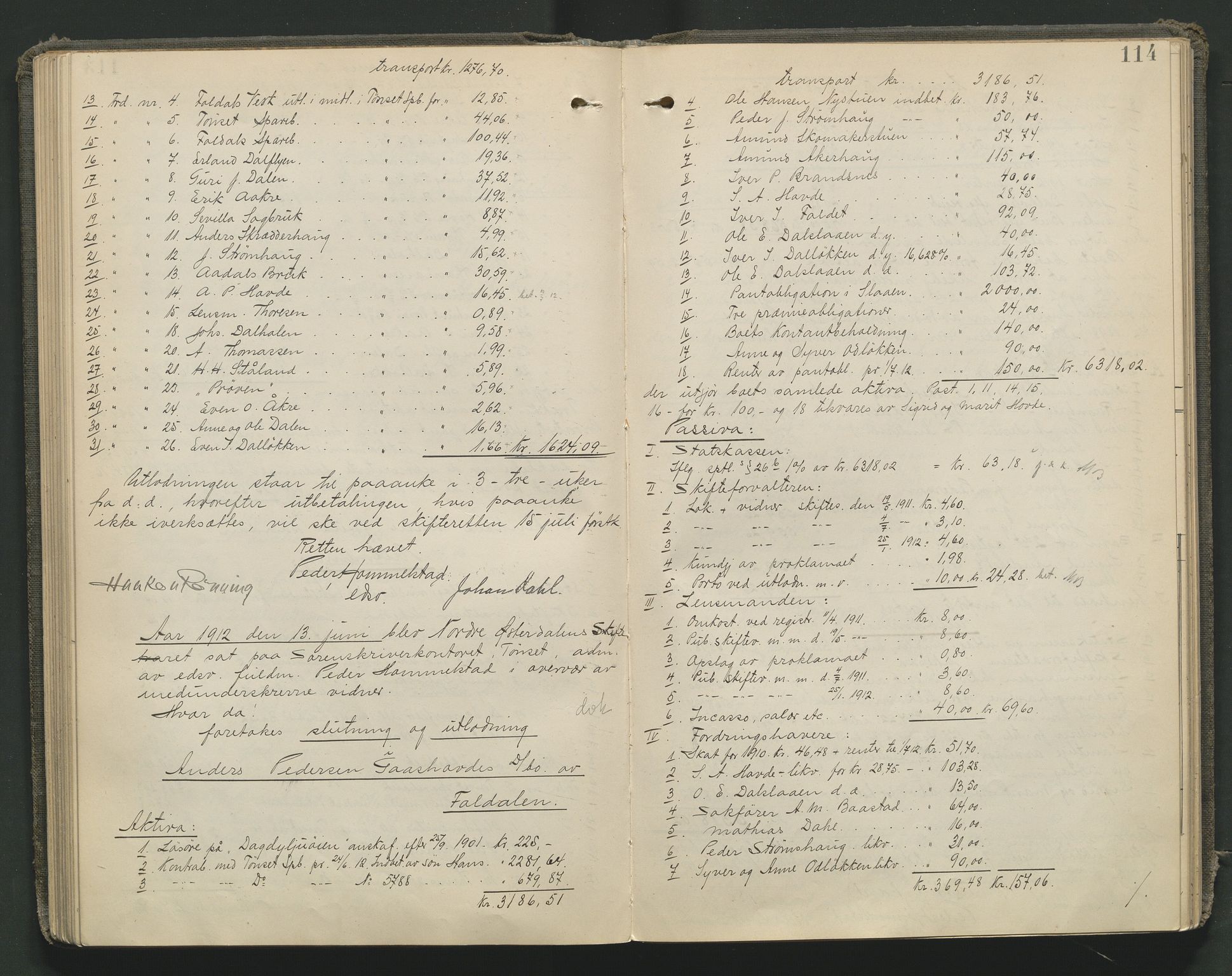 Nord-Østerdal tingrett, SAH/TING-020/J/Jd/L0006: Skifteutlodningsprotokoll, 1907-1920, p. 114