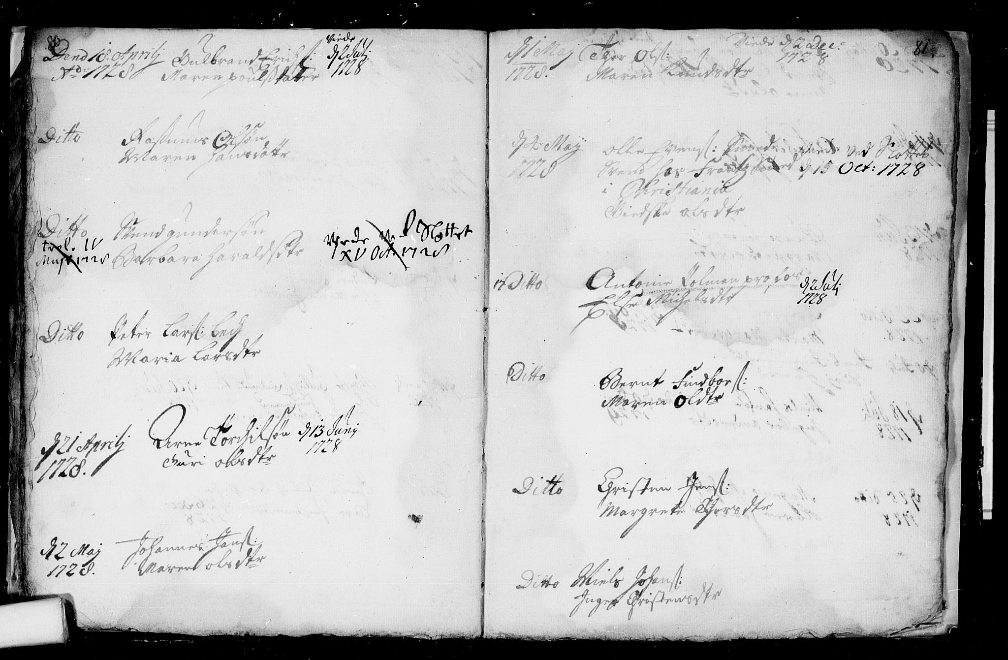 Aker prestekontor kirkebøker, SAO/A-10861/F/L0003: Parish register (official) no. 3, 1723-1731, p. 80-81