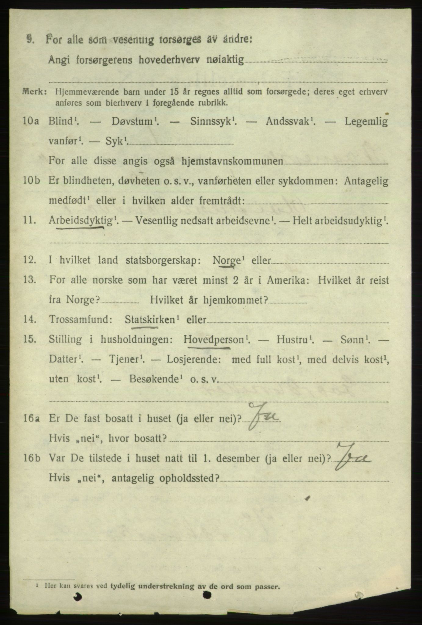 SAB, 1920 census for Skånevik, 1920, p. 7430