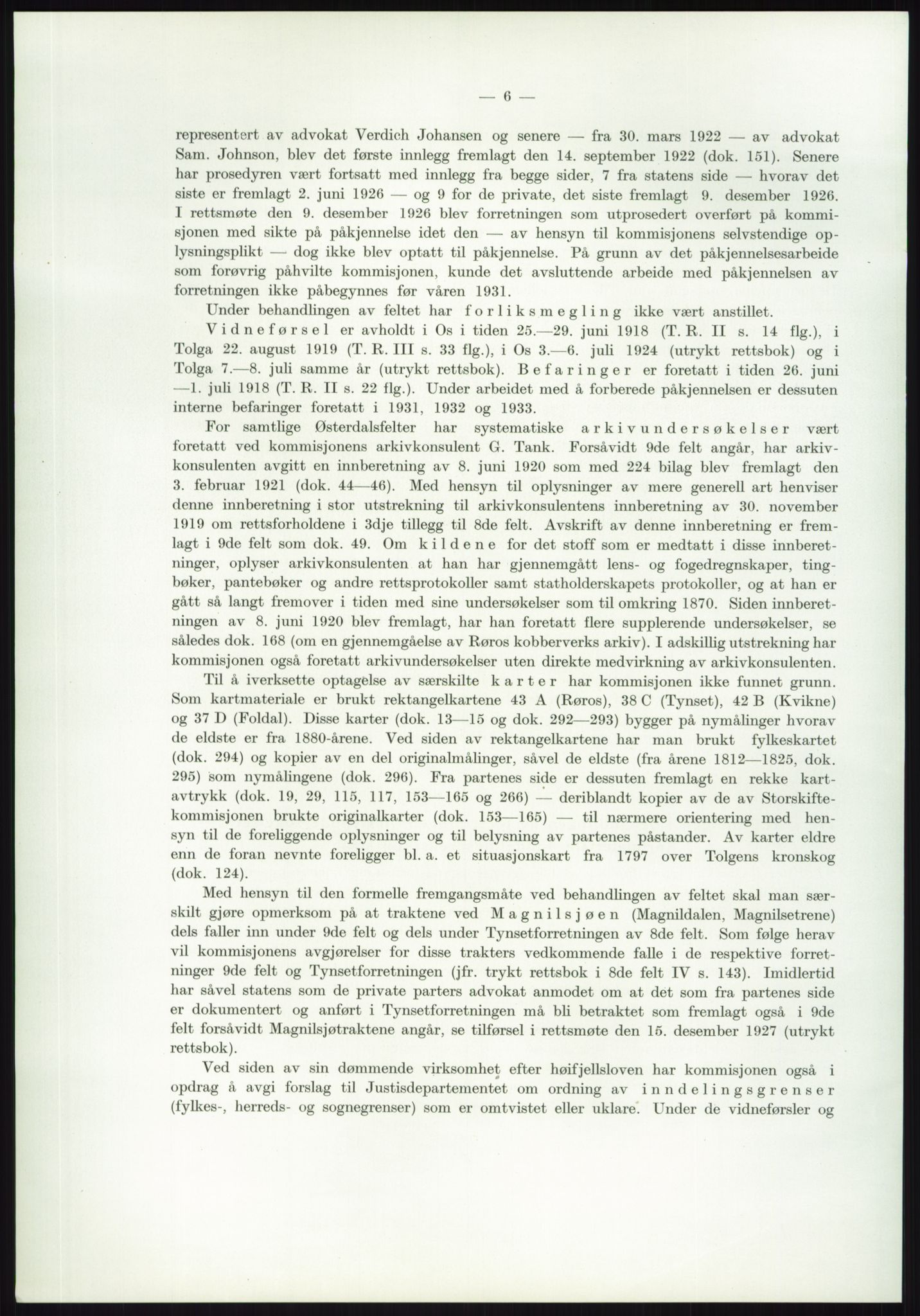 Høyfjellskommisjonen, AV/RA-S-1546/X/Xa/L0001: Nr. 1-33, 1909-1953, p. 4505