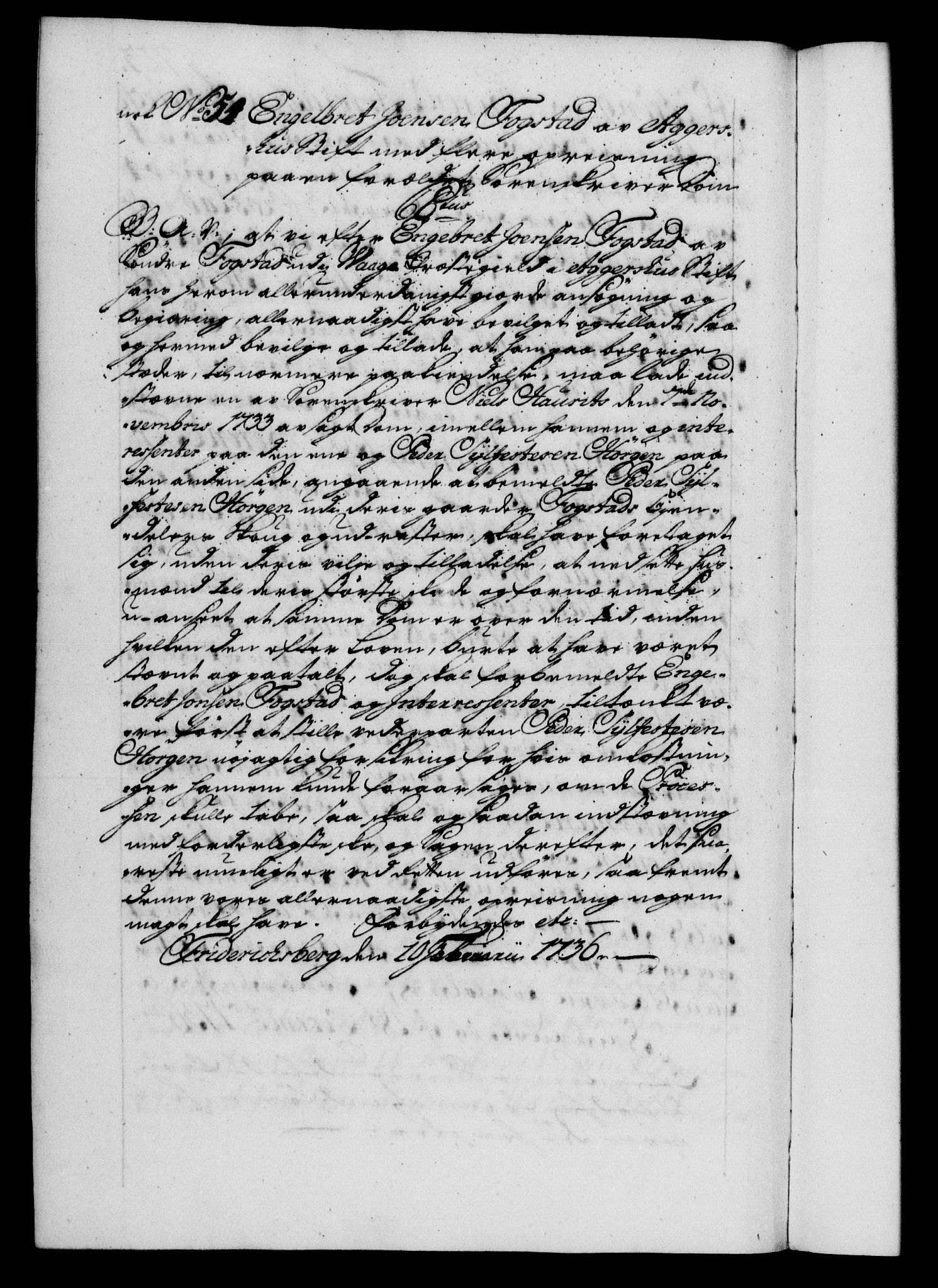Danske Kanselli 1572-1799, RA/EA-3023/F/Fc/Fca/Fcaa/L0029: Norske registre, 1735-1736, p. 723b