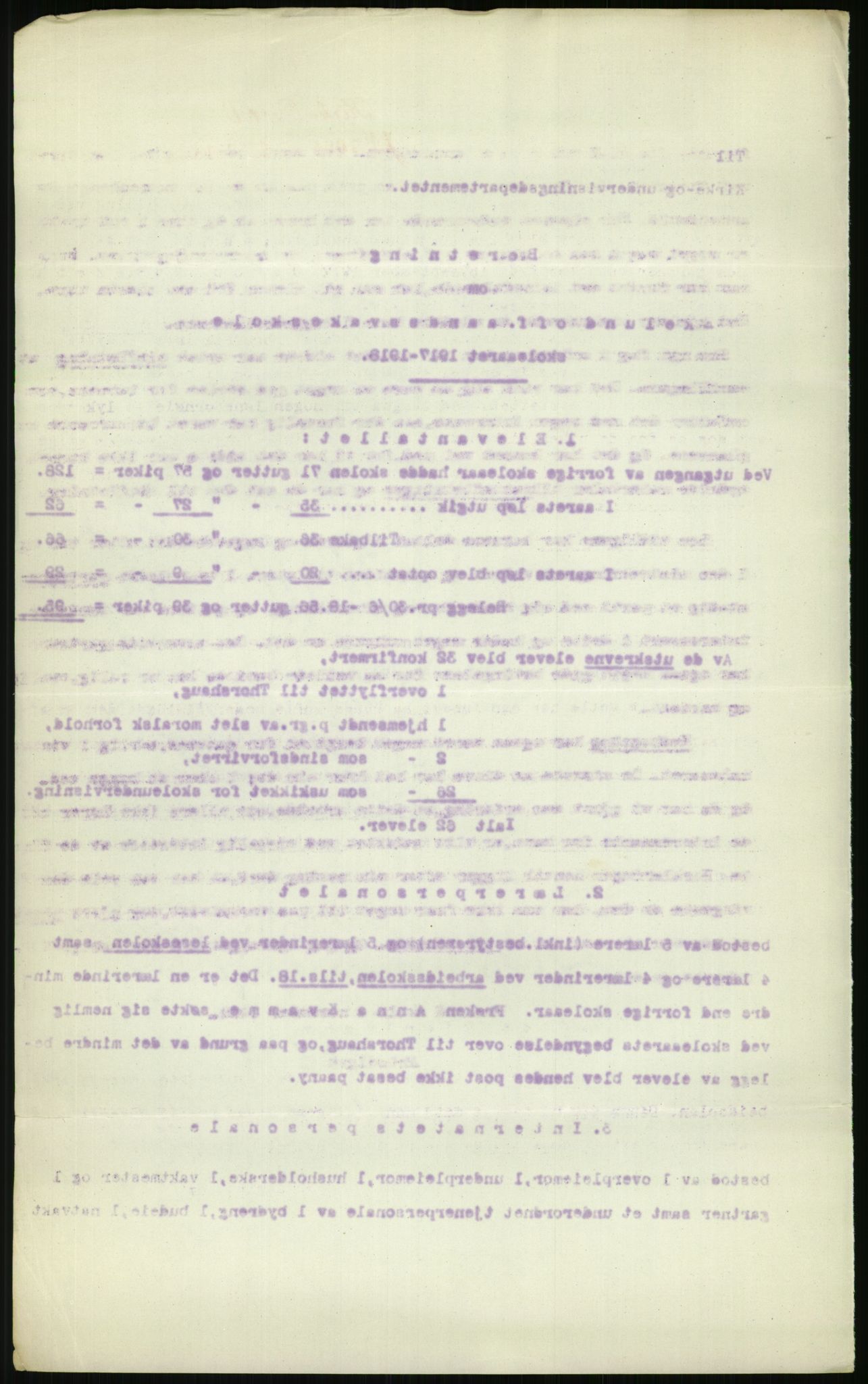 Kirke- og undervisningsdepartementet, 1. skolekontor D, RA/S-1021/F/Fh/Fhr/L0098: Eikelund off. skole for evneveike, 1897-1947, p. 1233