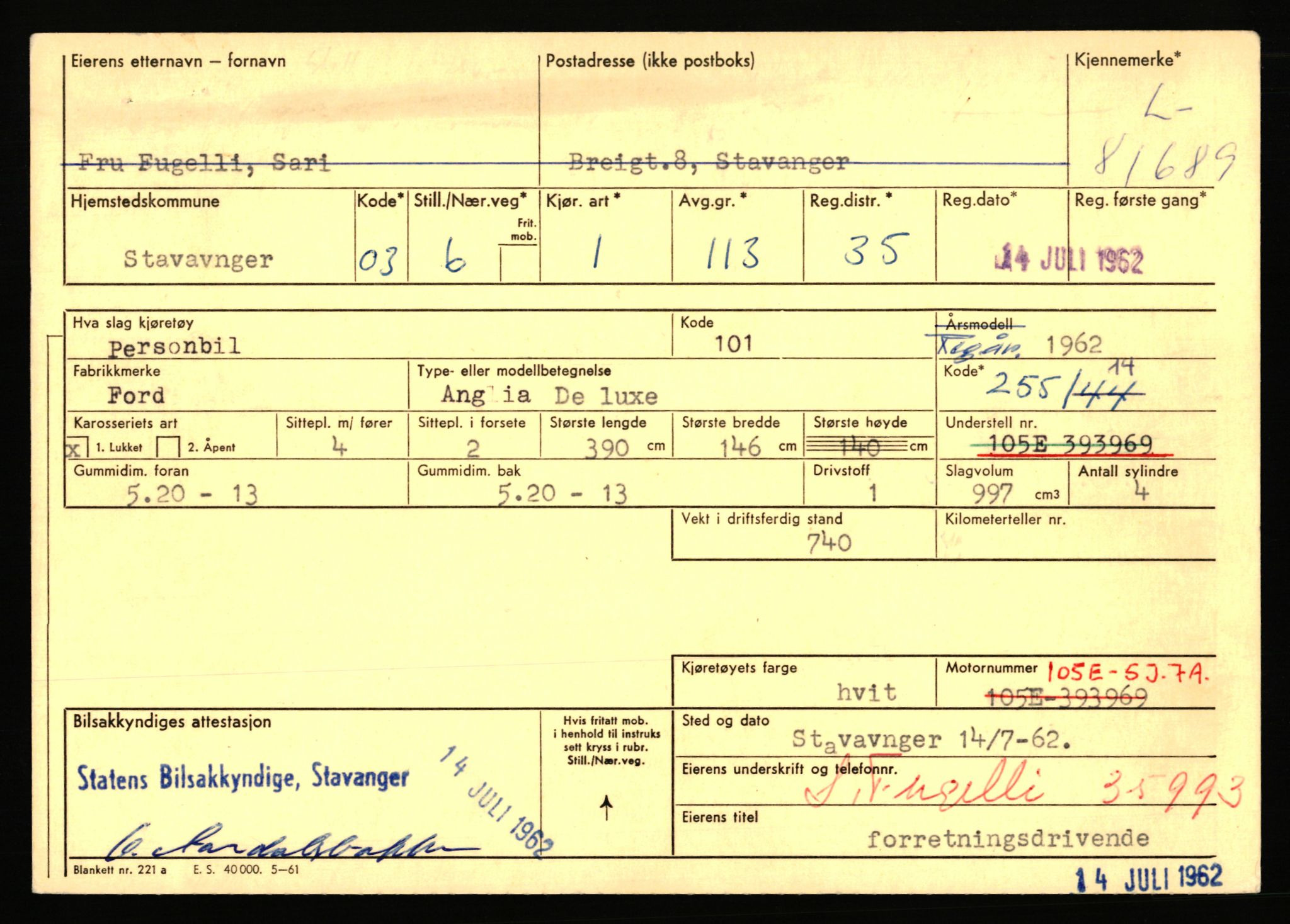 Stavanger trafikkstasjon, AV/SAST-A-101942/0/F/L0071: L-80500 - L-82199, 1930-1971, p. 2015