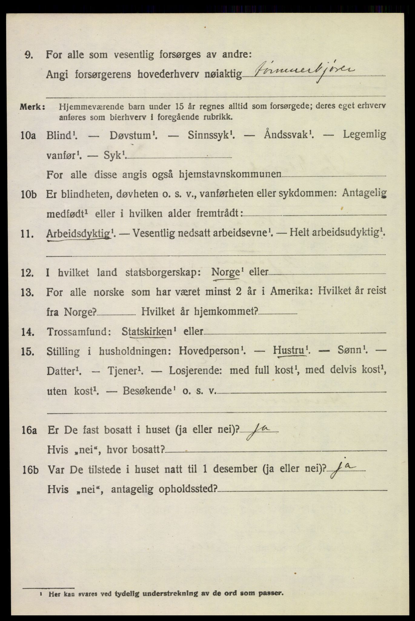 SAH, 1920 census for Stor-Elvdal, 1920, p. 4987