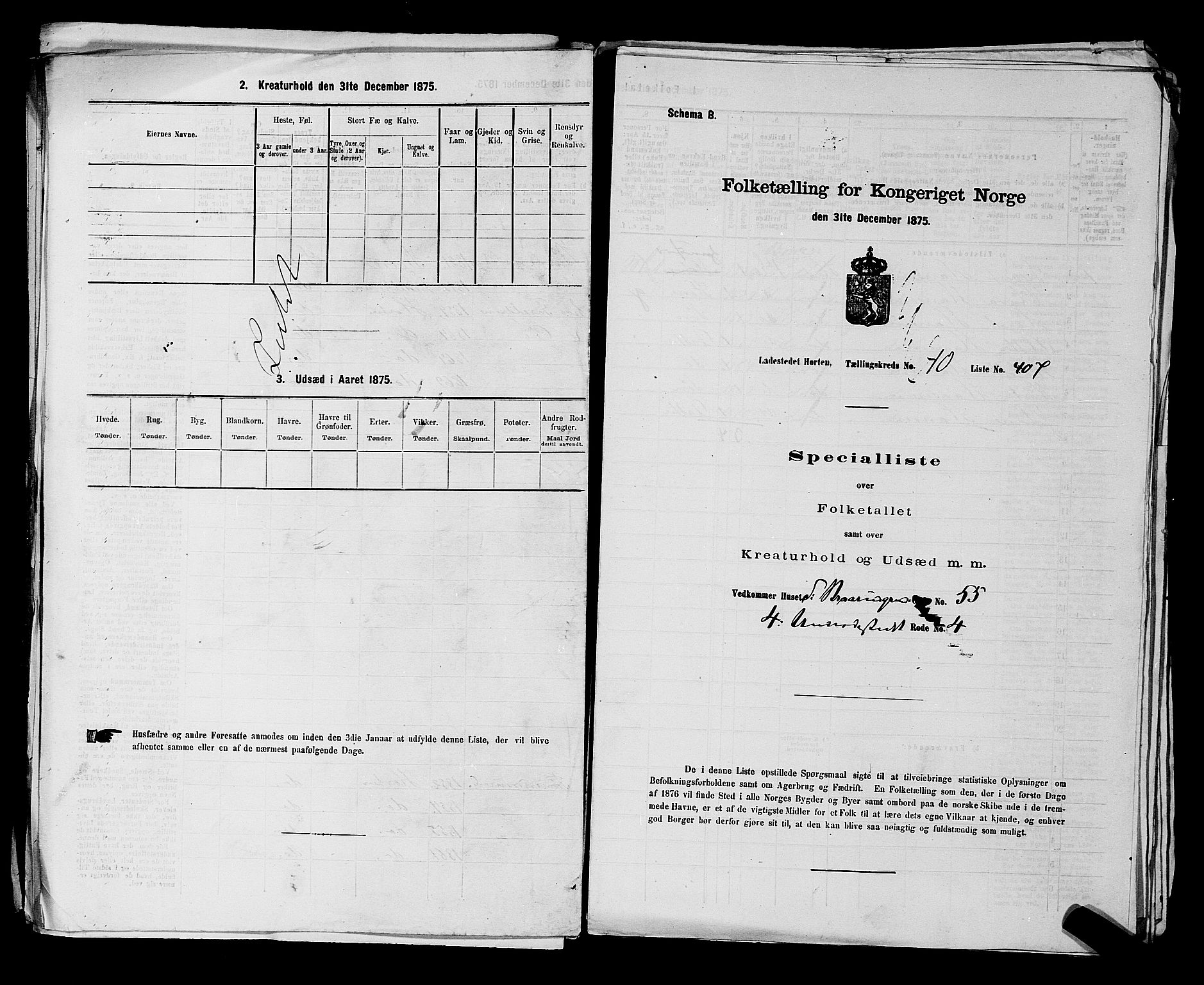 SAKO, 1875 census for 0703P Horten, 1875, p. 912