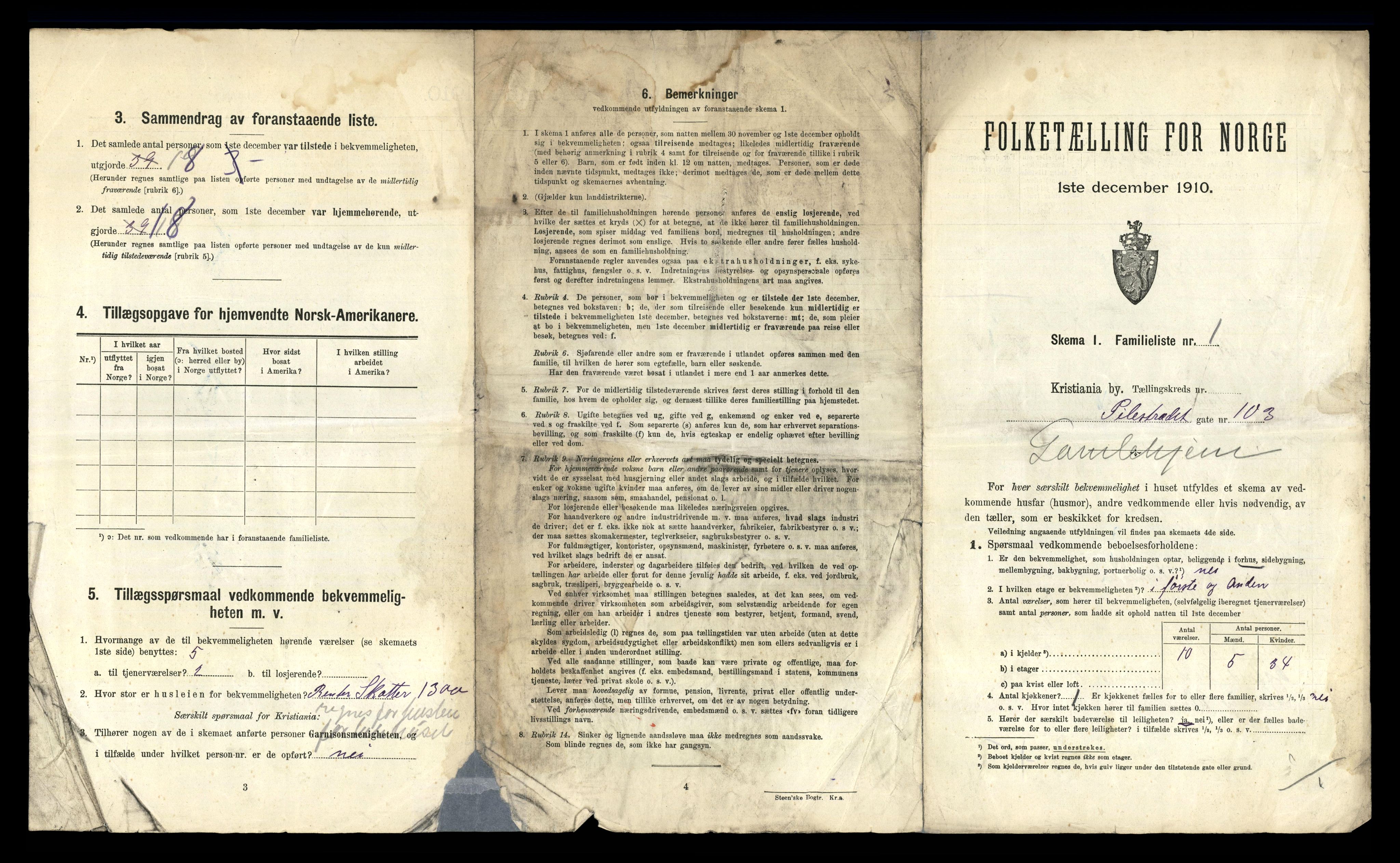 RA, 1910 census for Kristiania, 1910, p. 77807