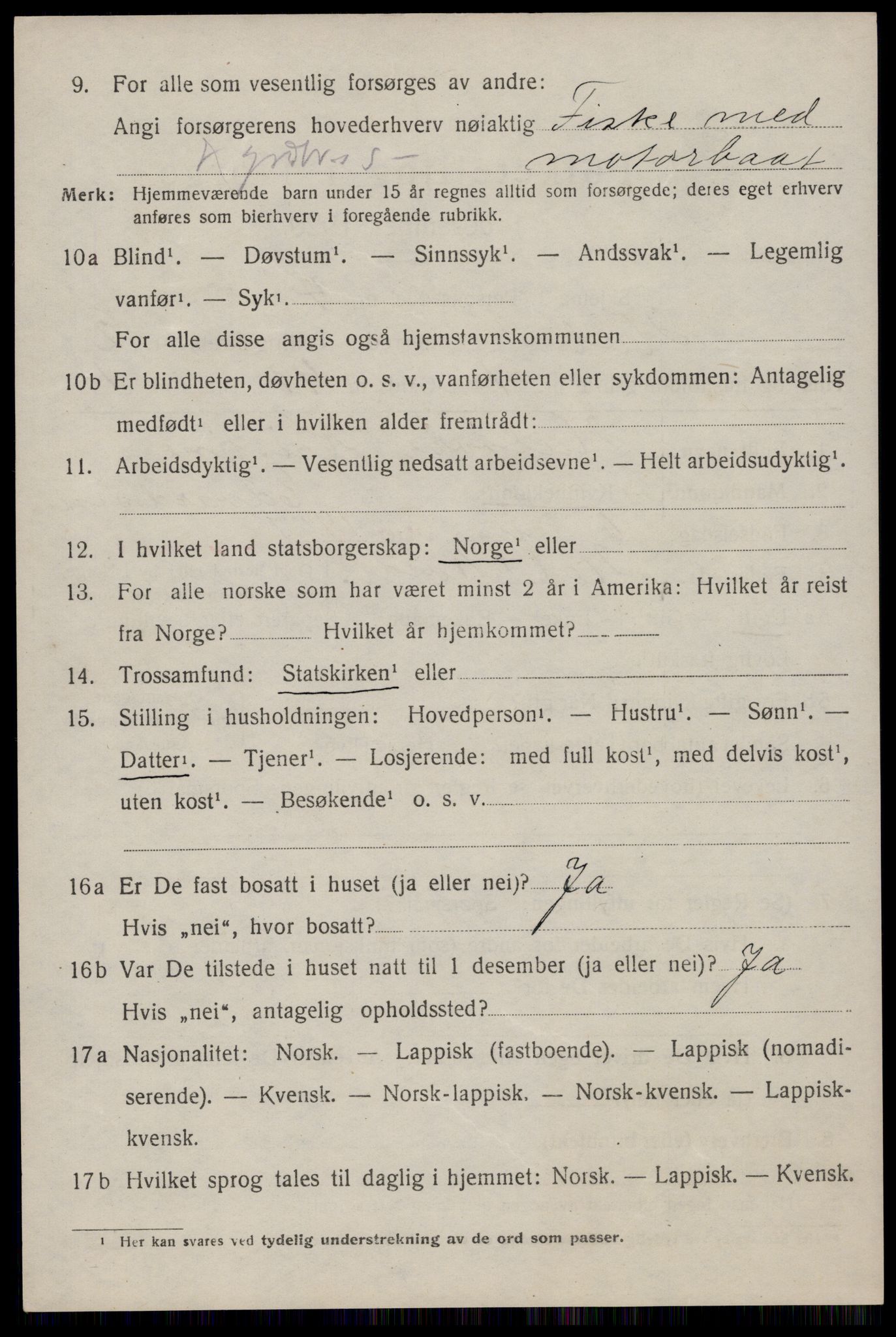 SAT, 1920 census for Hol, 1920, p. 2136