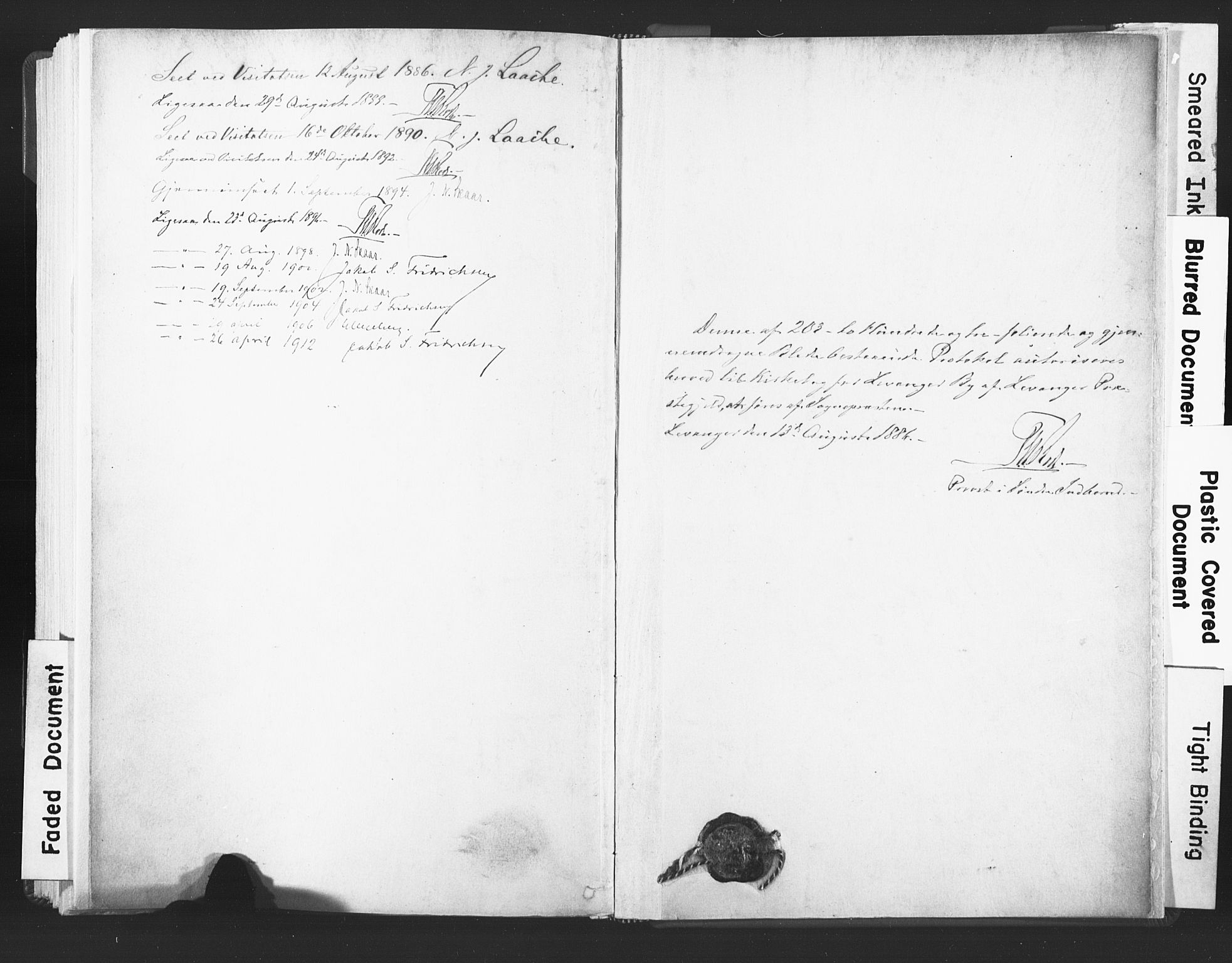 Ministerialprotokoller, klokkerbøker og fødselsregistre - Nord-Trøndelag, SAT/A-1458/720/L0189: Parish register (official) no. 720A05, 1880-1911